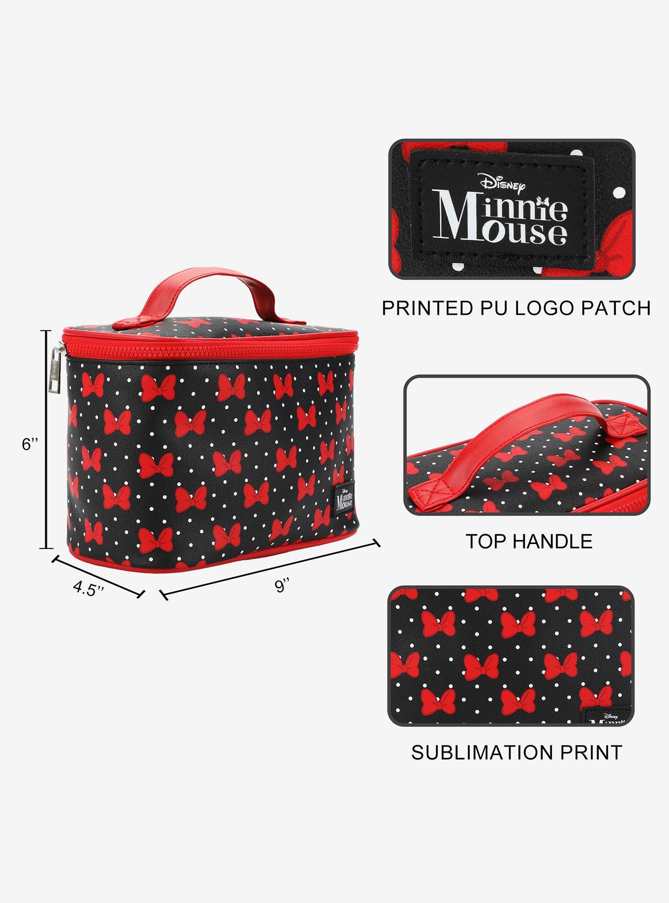 Disney Minnie Mouse Bow Makeup Bag, , alternate