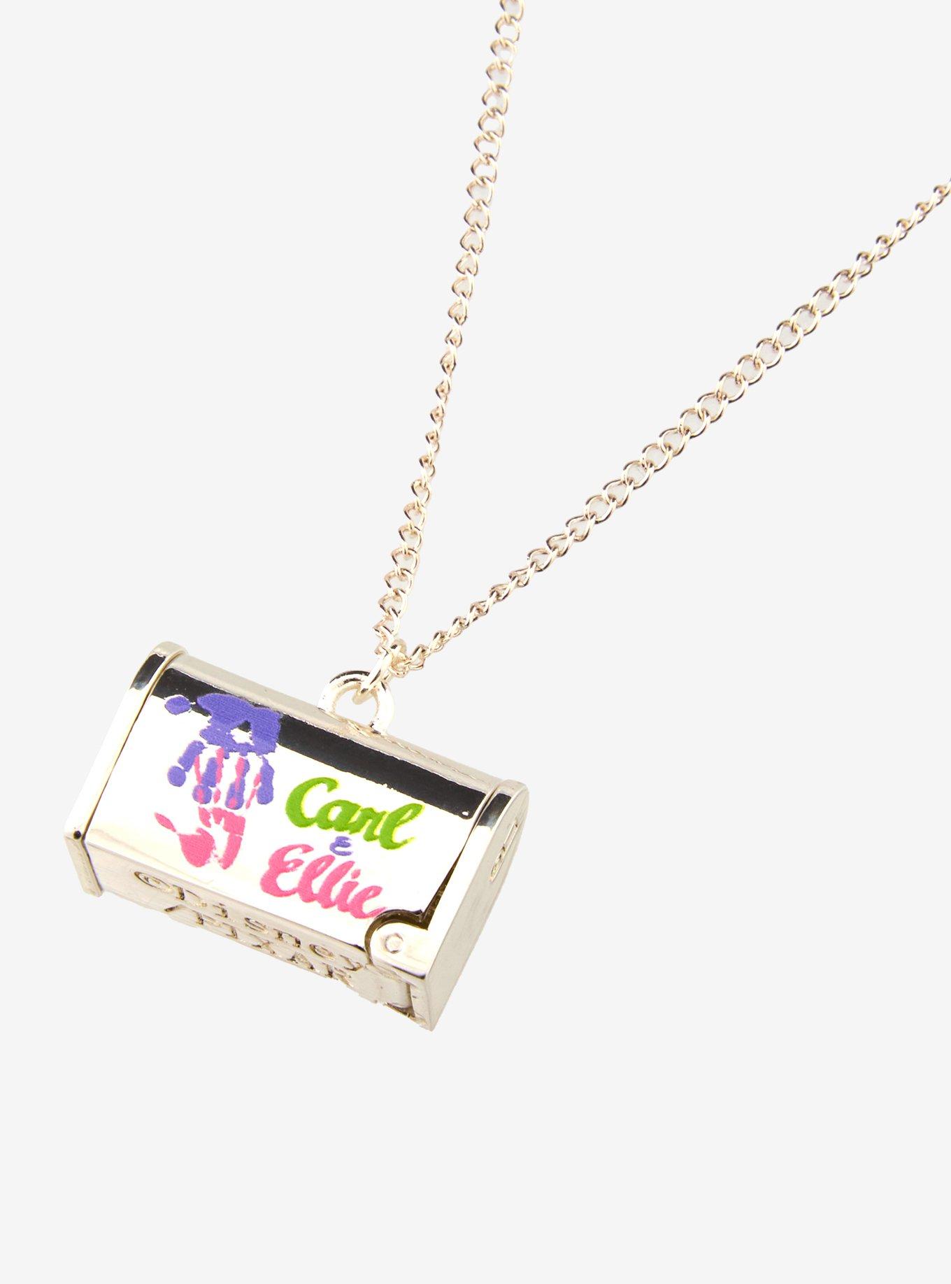 Disney Pixar Up Carl Ellie Mailbox Necklace, , alternate - view 3