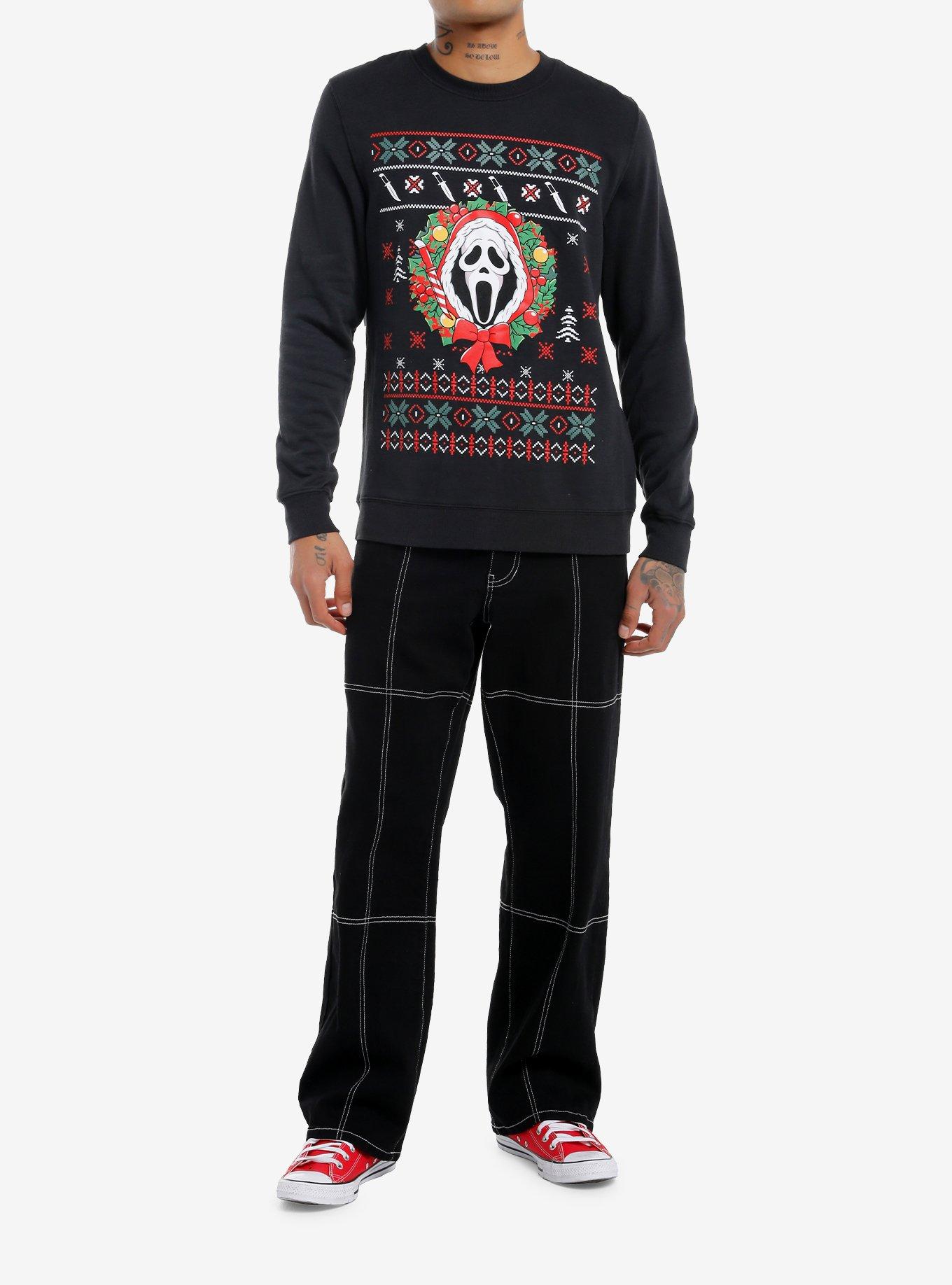 Ghost Face Holiday Sweatshirt, , hi-res