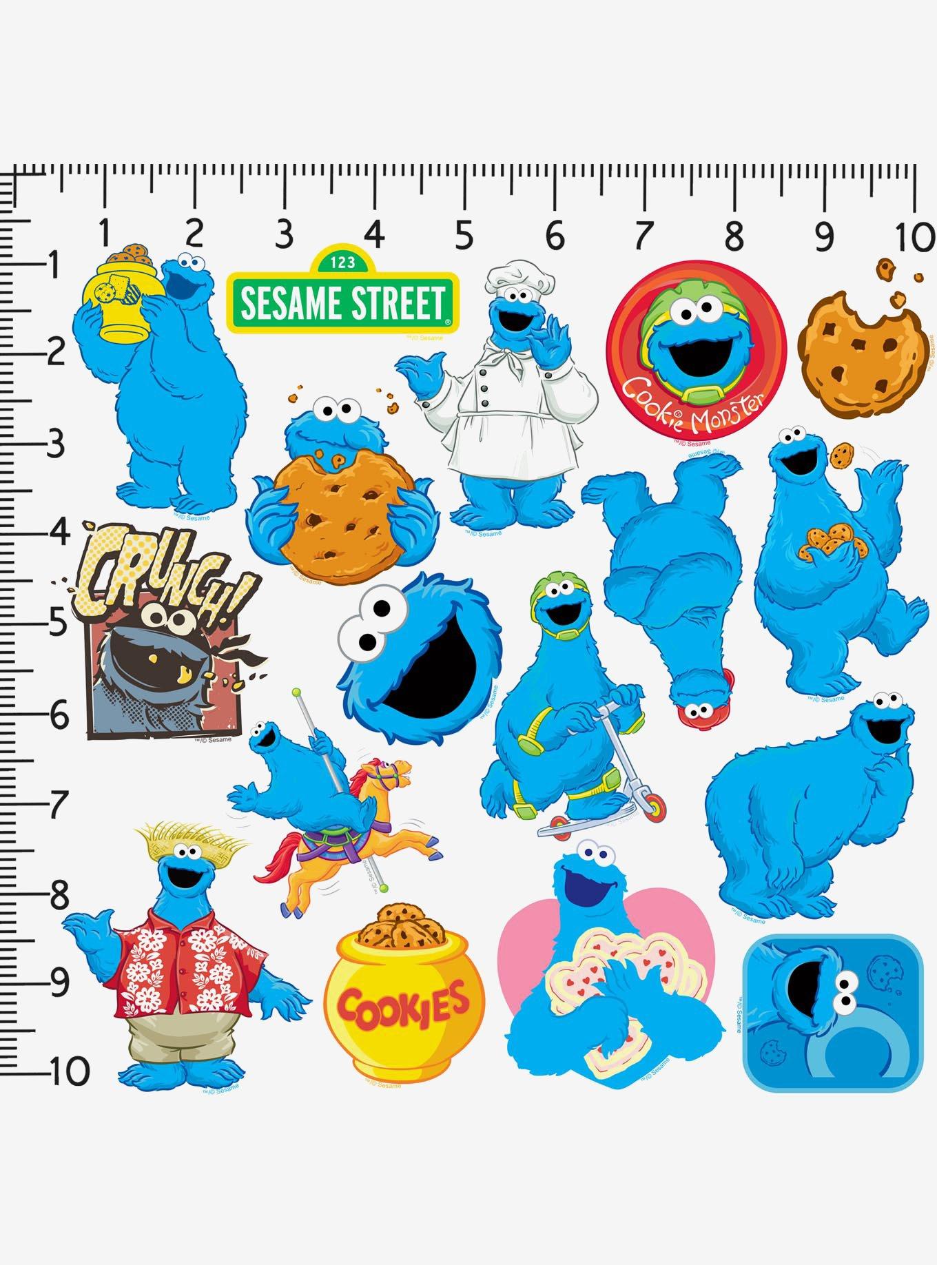Sesame Street Cookie Monster Sticker Pack, , alternate