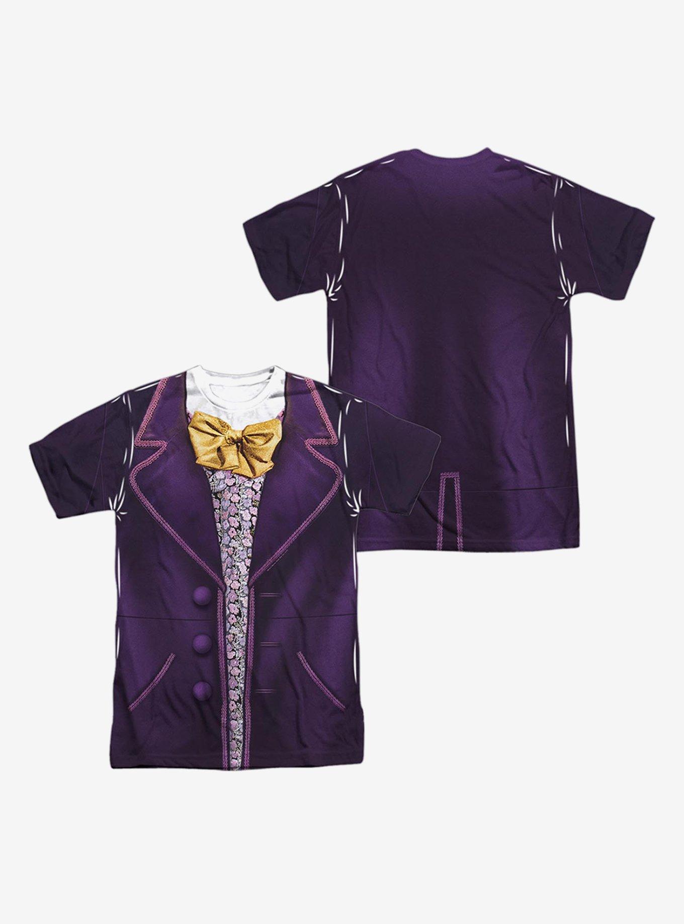 Willy Wonka and the Chocolate Factory Wonka Costume Sublimated T-Shirt, MULTI, alternate