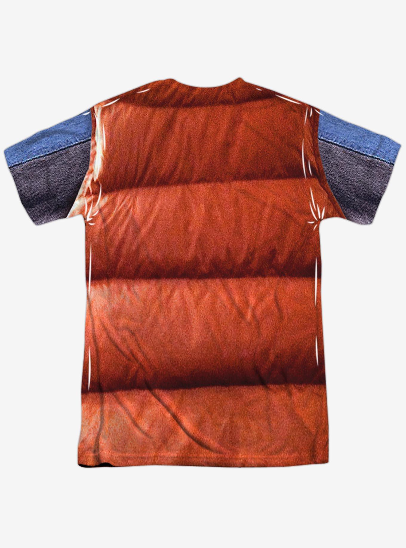 Back to the Future Marty McFly Vest Costume Sublimated T-Shirt, MULTI, alternate