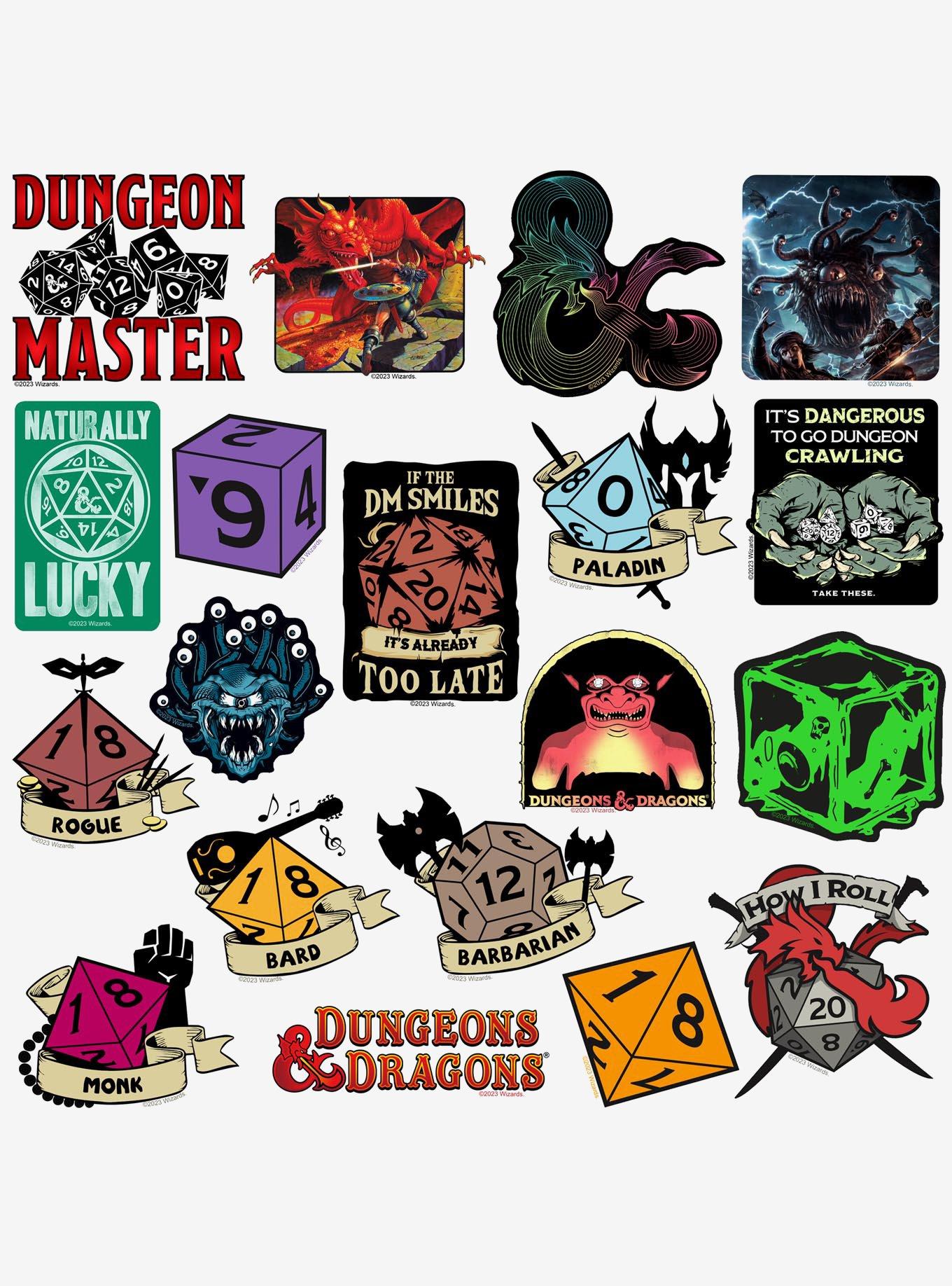 Dungeons & Dragons Sticker Pack, , alternate