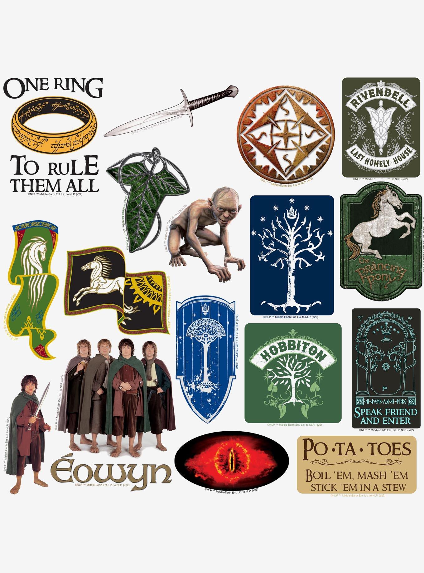 Lord of the Rings Sticker Pack, , alternate