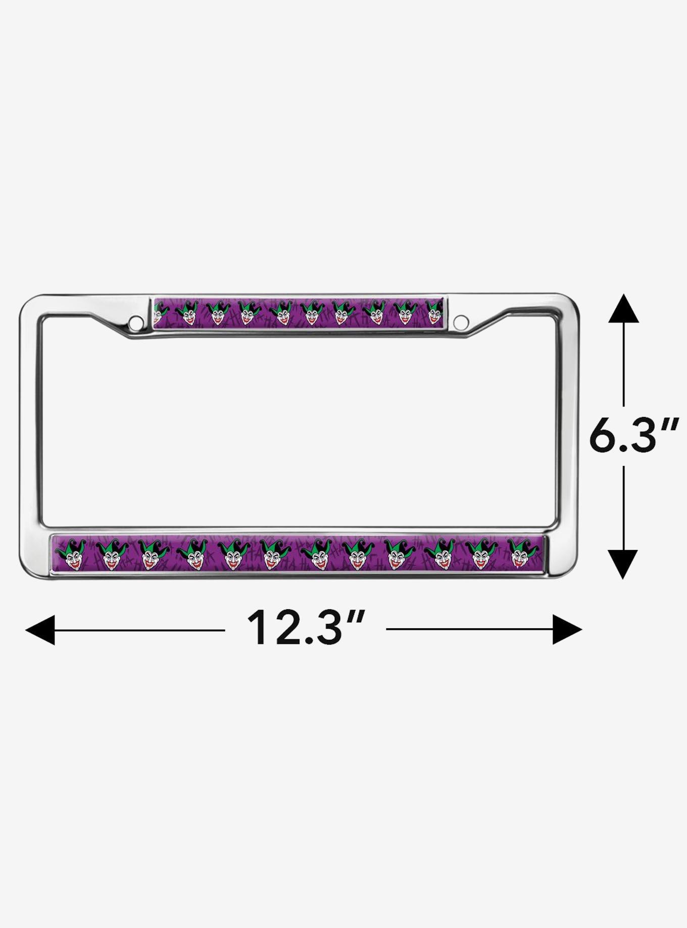 DC Comics Joker Hahaha Metal License Plate Frame, , hi-res