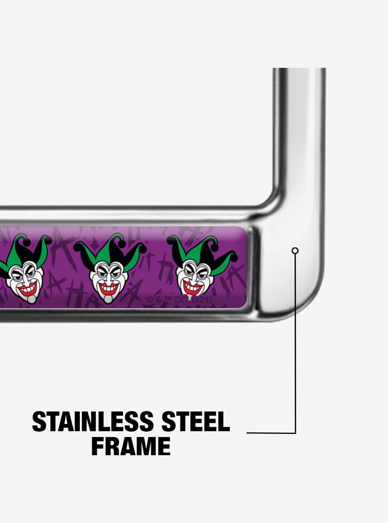 DC Comics Joker Hahaha Metal License Plate Frame, , alternate