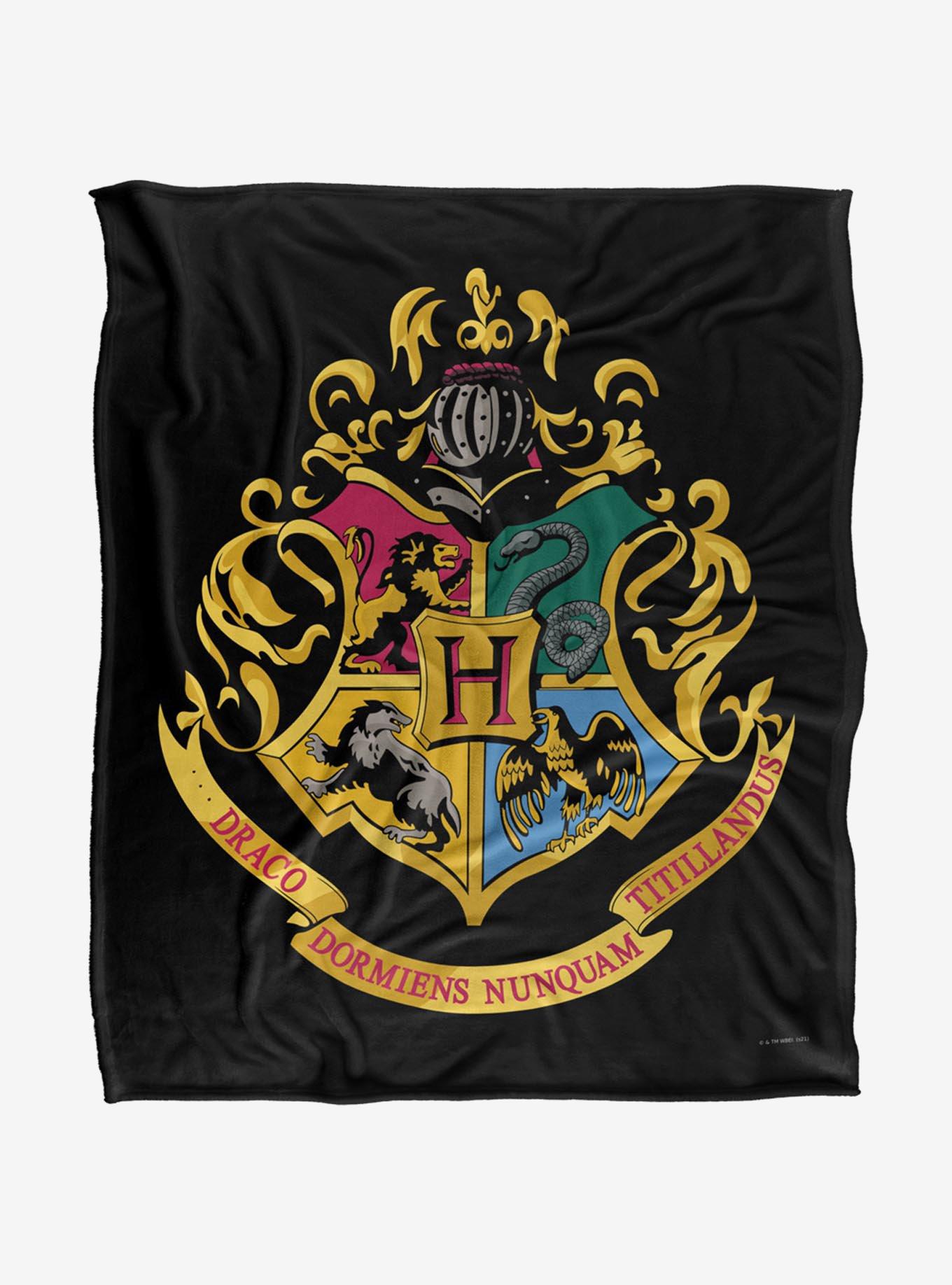 Harry Potter Hogwarts Crest 50x60" Throw Blanket, , hi-res