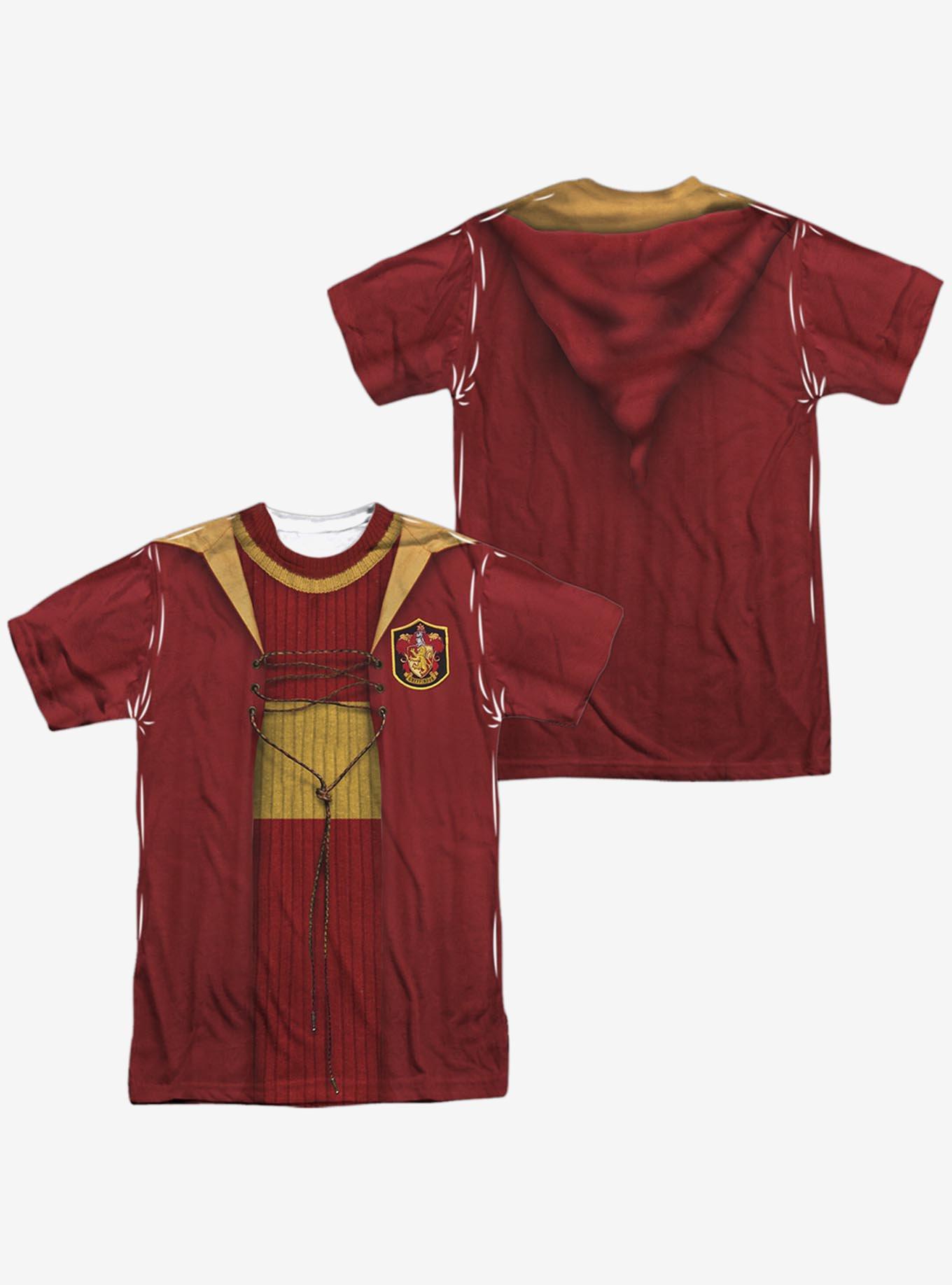 Harry Potter Gryffindor Quidditch Costume Sublimated T-Shirt, MULTI, alternate