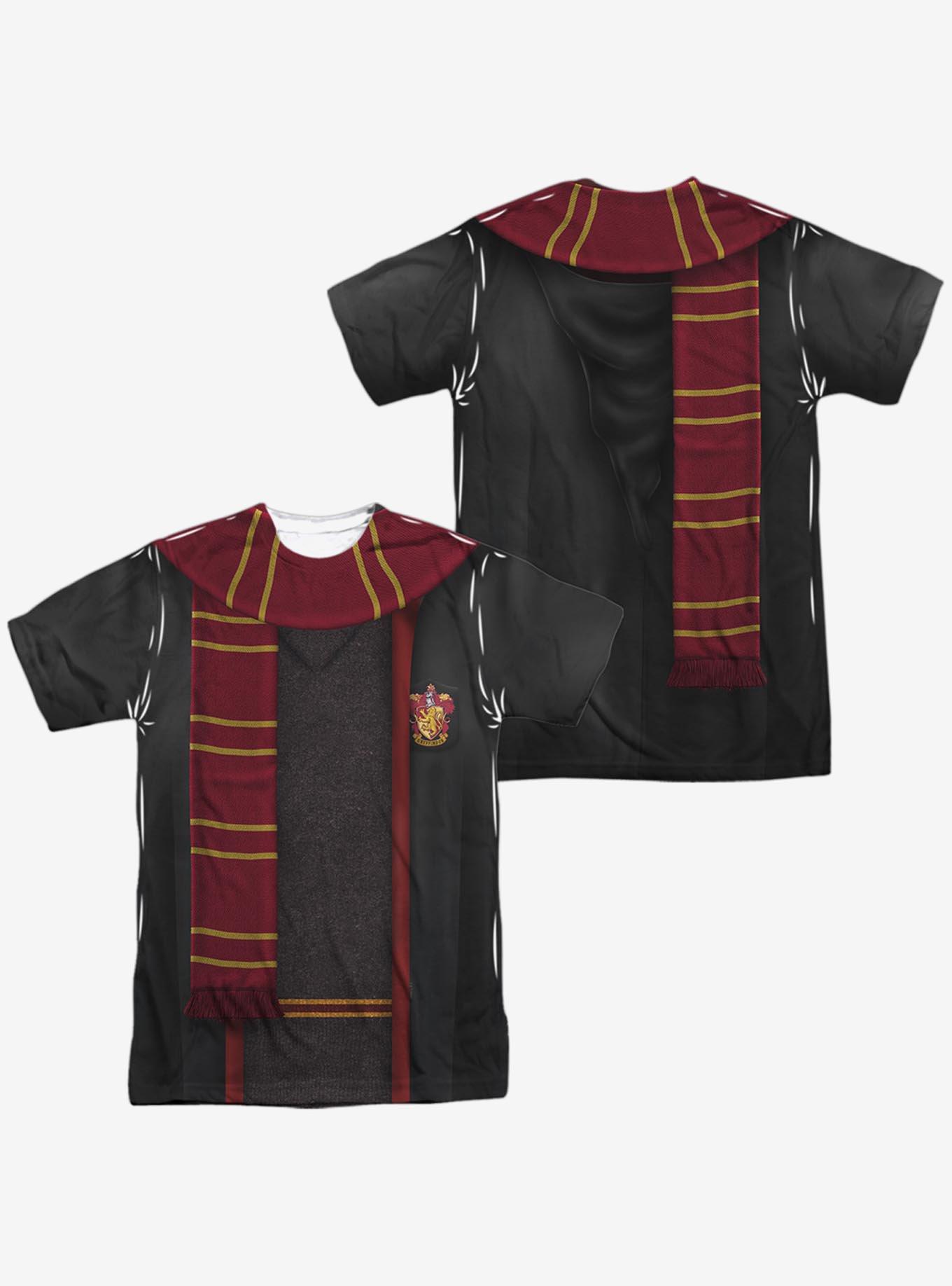 Harry Potter Gryffindor Thin Scarf Costume Sublimated T-Shirt, MULTI, alternate