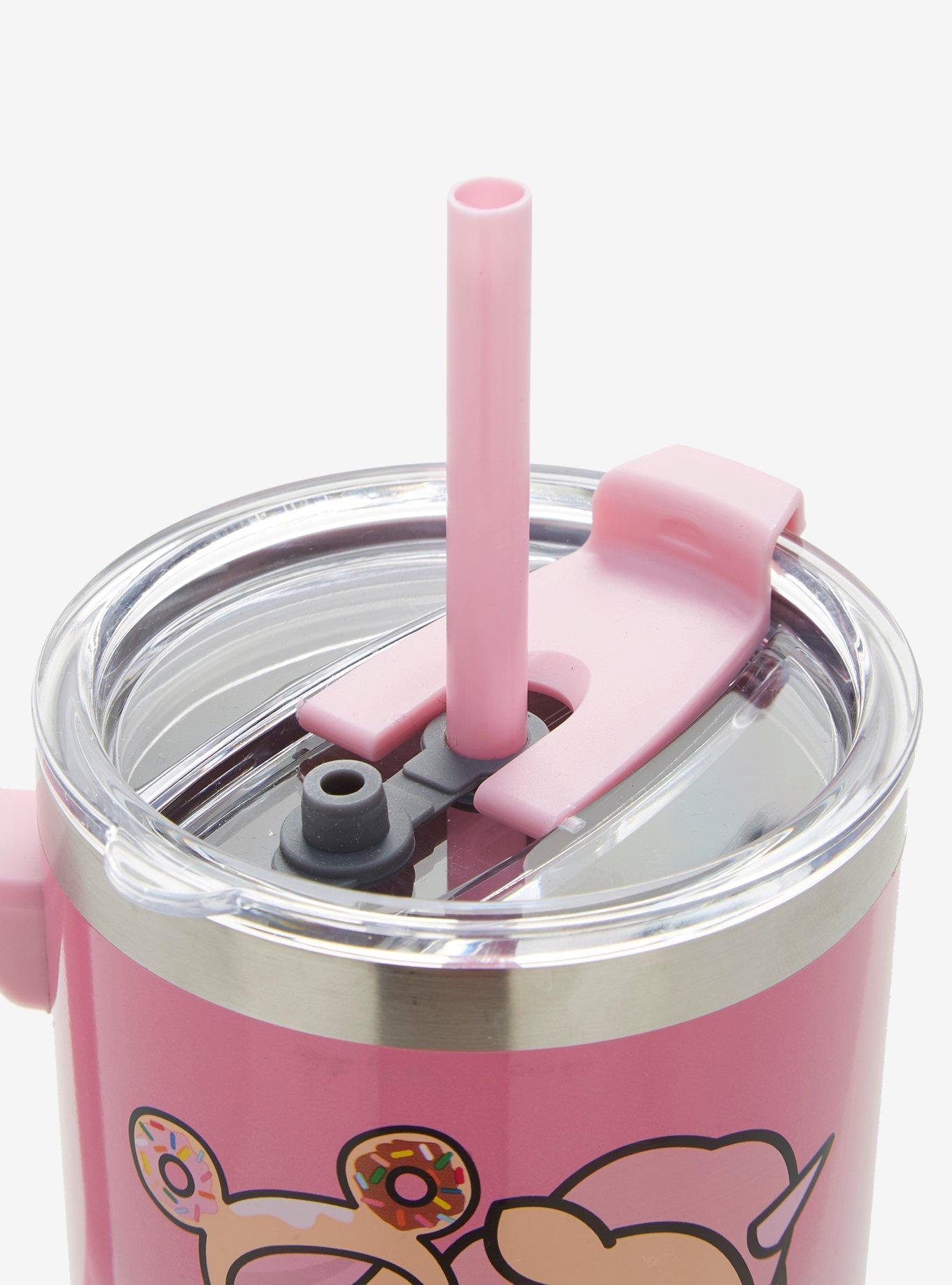tokidoki Donutella & Friends Straw Tumbler with Handle, , alternate