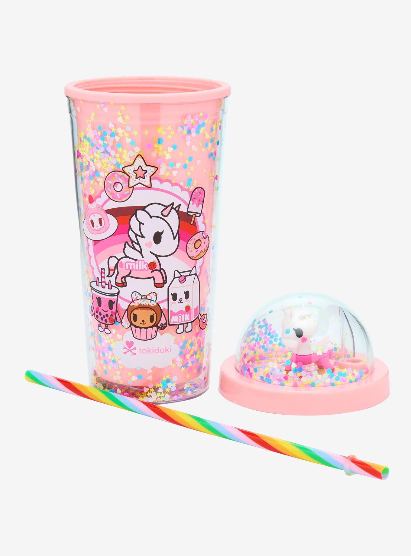 tokidoki Unicorno Glitter Confetti Carnival Cup - BoxLunch Exclusive, , alternate