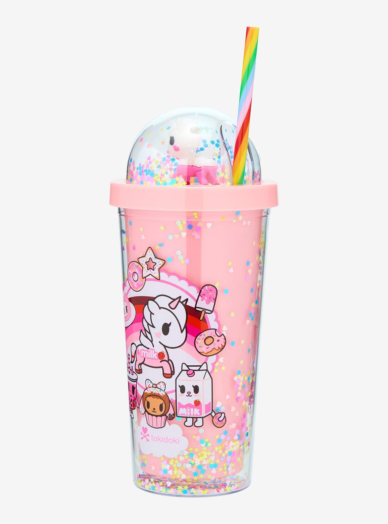 tokidoki Unicorno Glitter Confetti Carnival Cup - BoxLunch Exclusive, , alternate