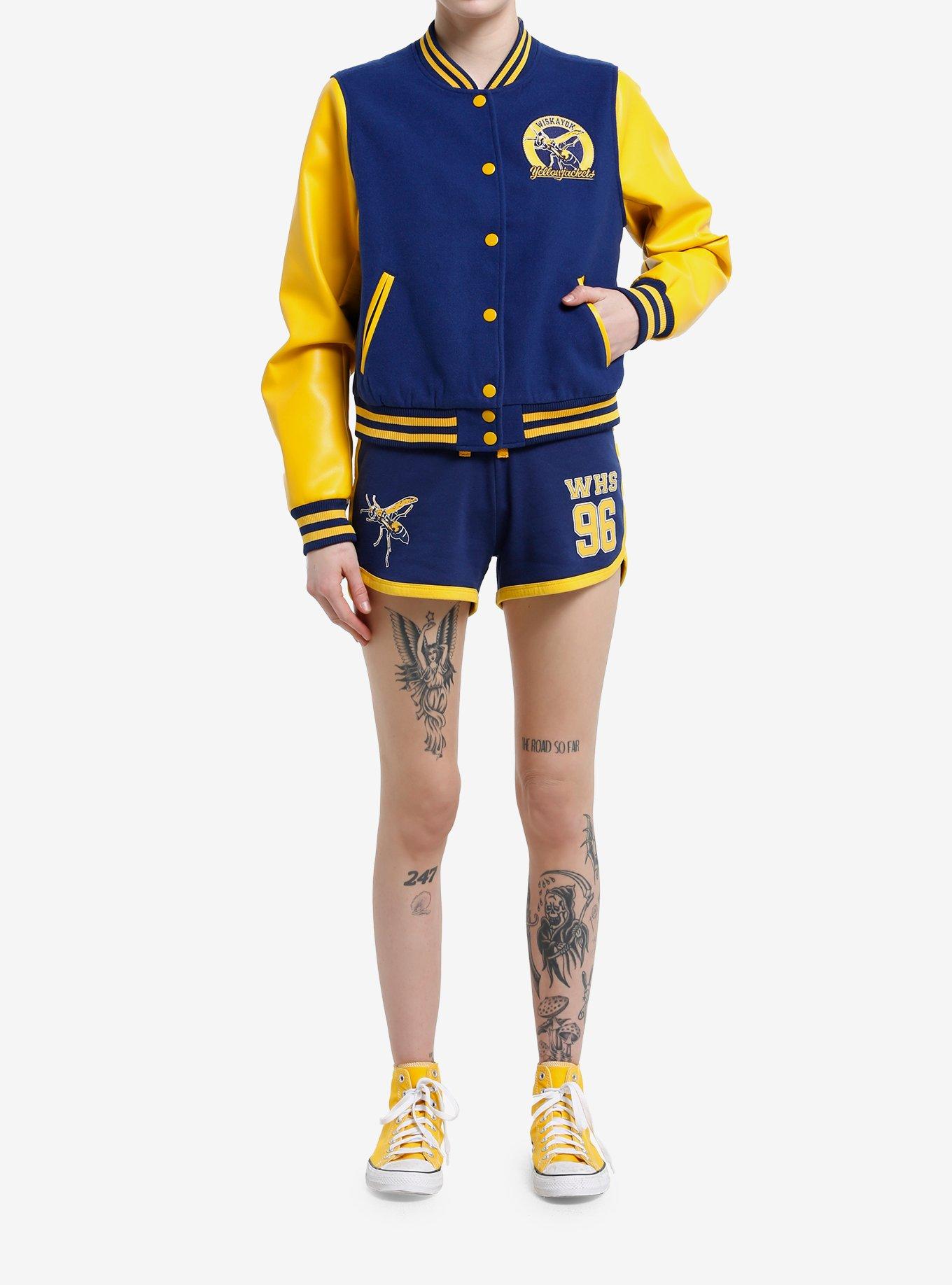 Yellowjackets Soccer Team Girls Varsity Jacket, , alternate