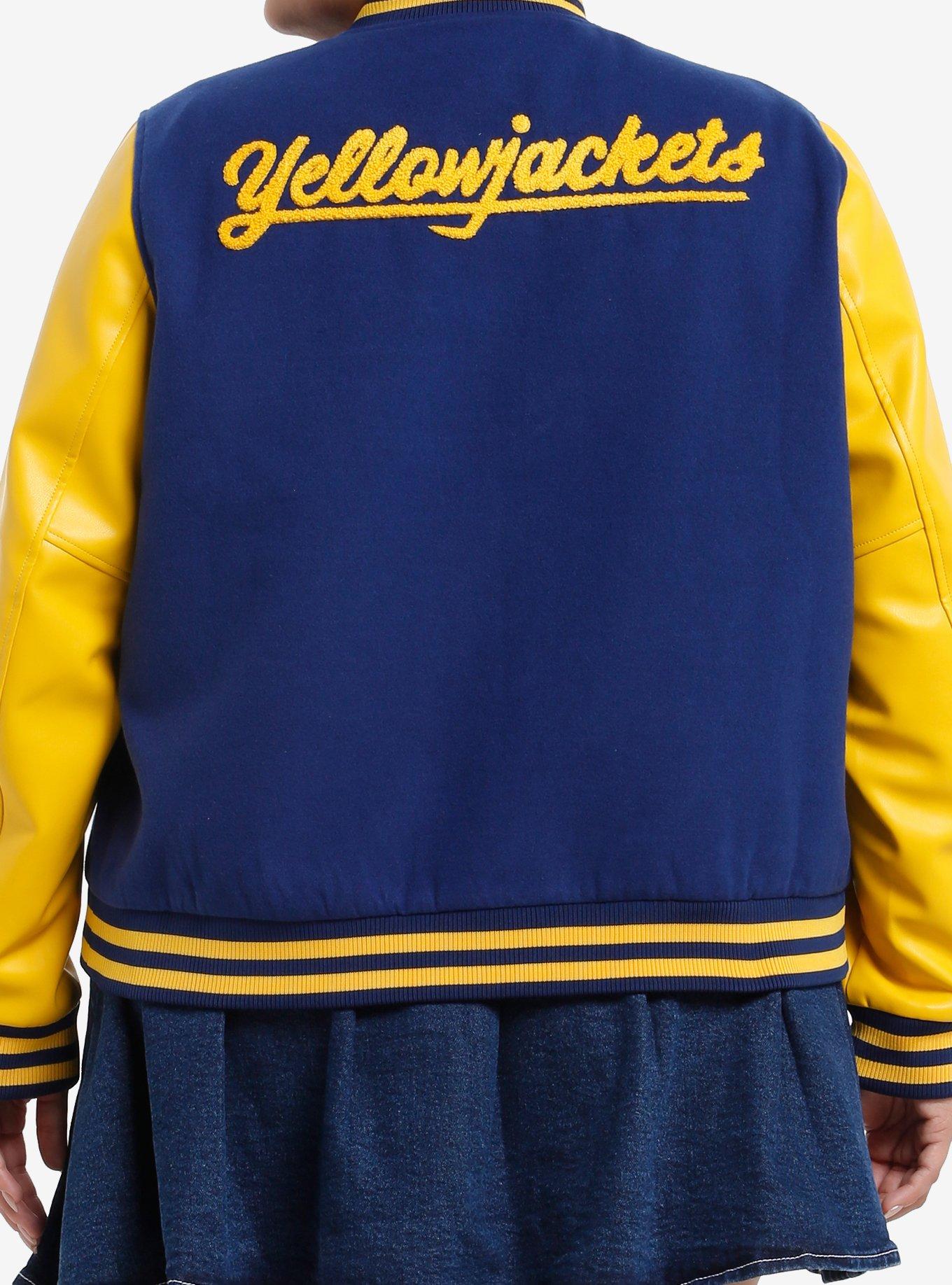 Yellowjackets Soccer Team Girls Varsity Jacket Plus Size, , hi-res