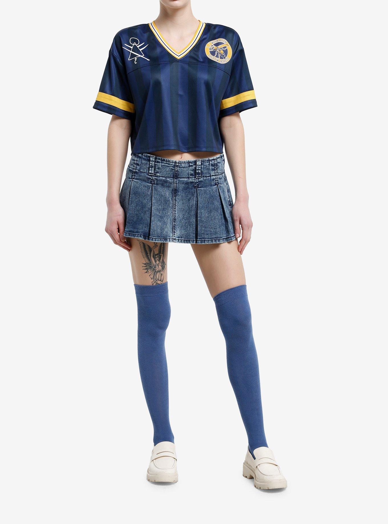 Yellowjackets Soccer Team Girls Crop Jersey, , alternate