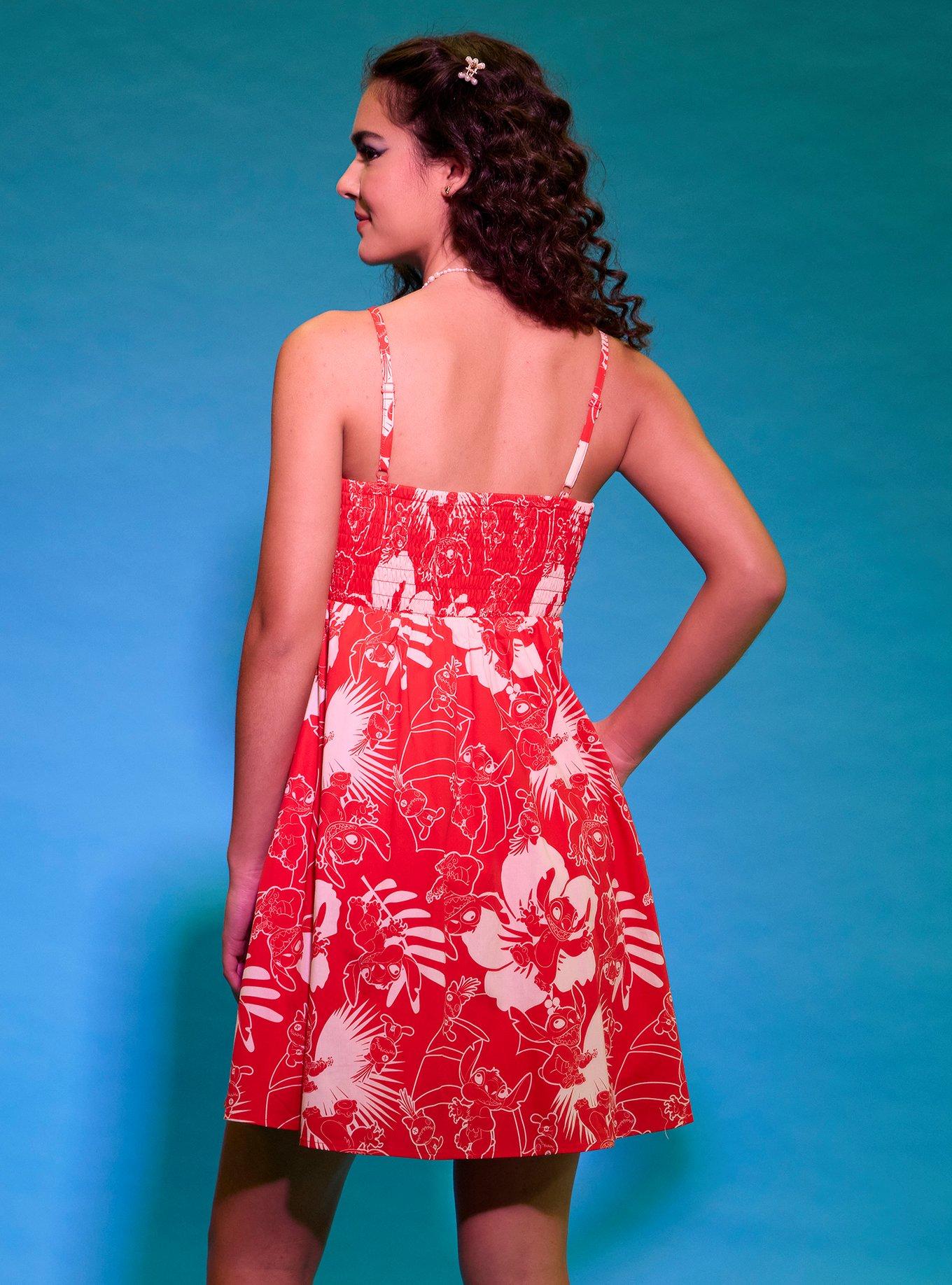 Her Universe Disney Lilo & Stitch Tropical Cutout Dress, MULTI, alternate