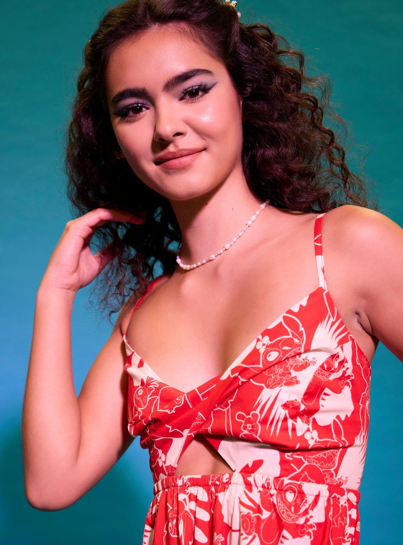 Her Universe Disney Lilo & Stitch Tropical Cutout Dress
