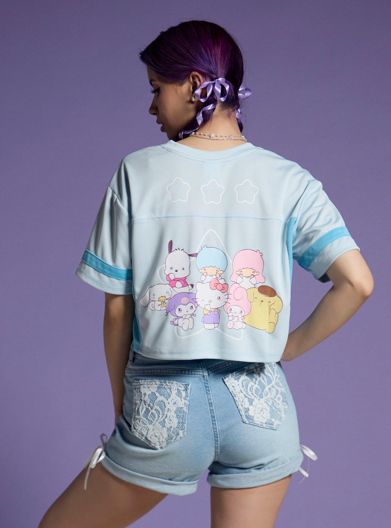Hello Kitty And Friends Missing You Girls Crop Jersey, MULTI, alternate