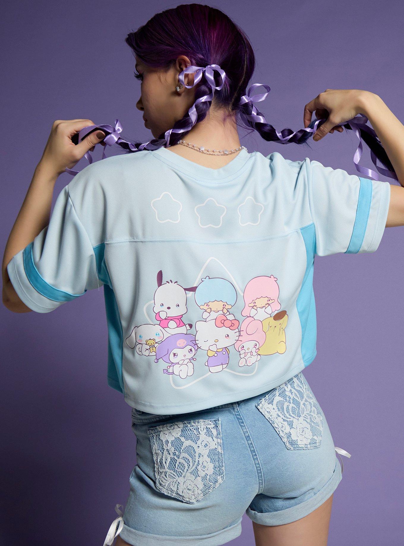 Hello Kitty And Friends Missing You Girls Crop Jersey, MULTI, alternate