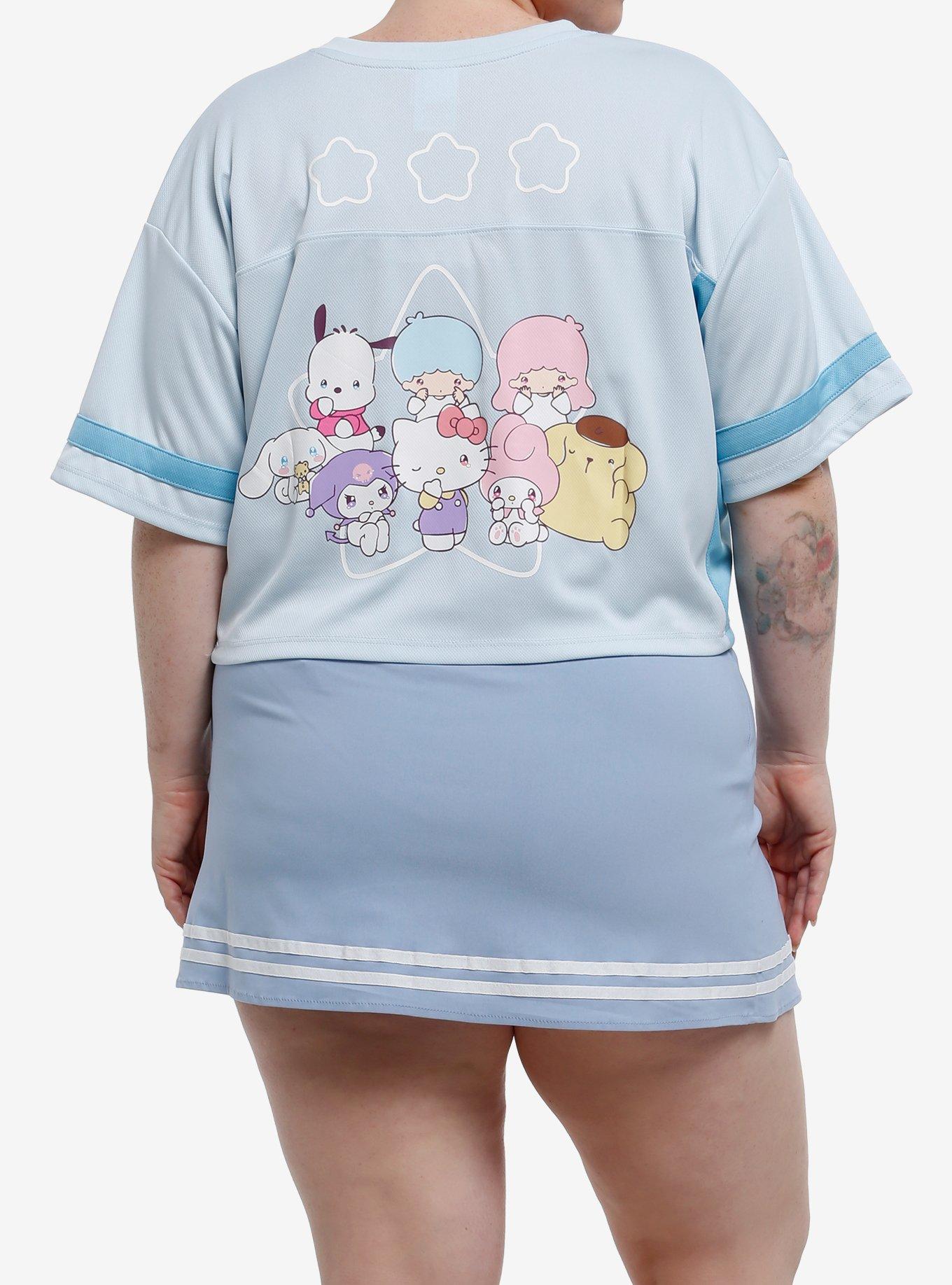 Hello Kitty And Friends Missing You Girls Crop Jersey Plus Size, , hi-res