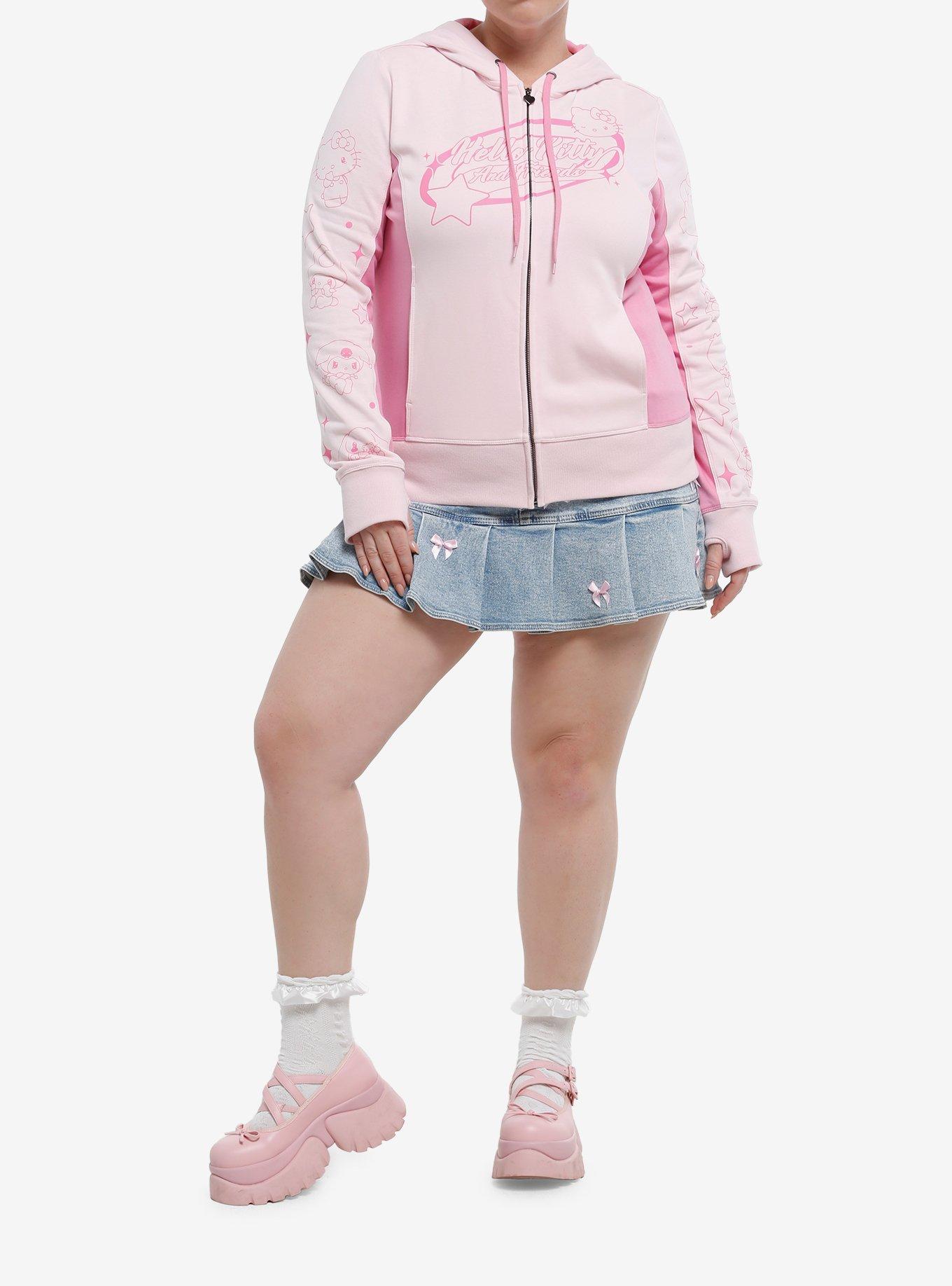 Hello Kitty And Friends Missing You Girls Slim Fit Hoodie Plus Size, , hi-res