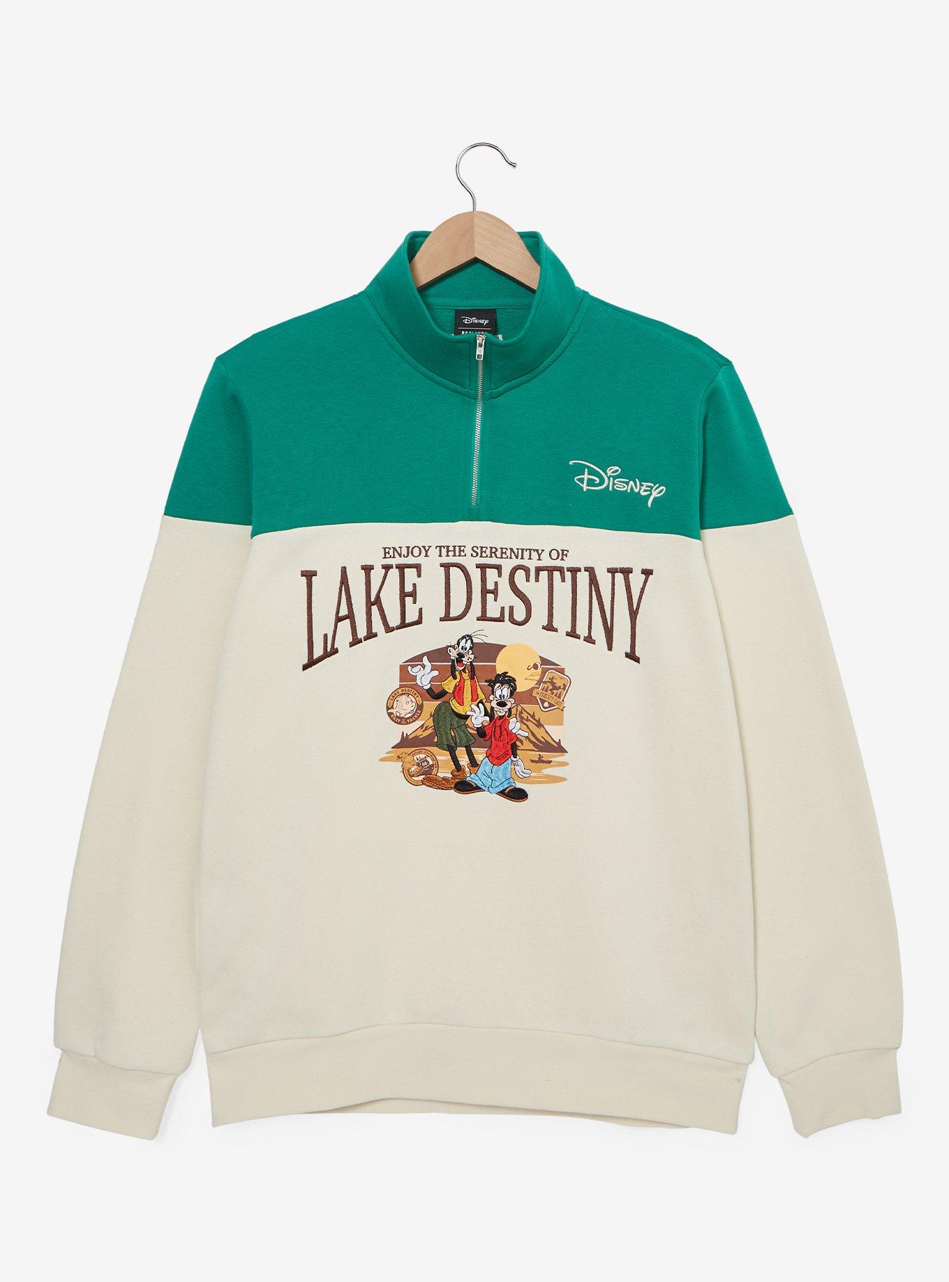 Disney A Goofy Movie Lake Destiny Quarter Zip Sweatshirt — BoxLunch Exclusive, , hi-res