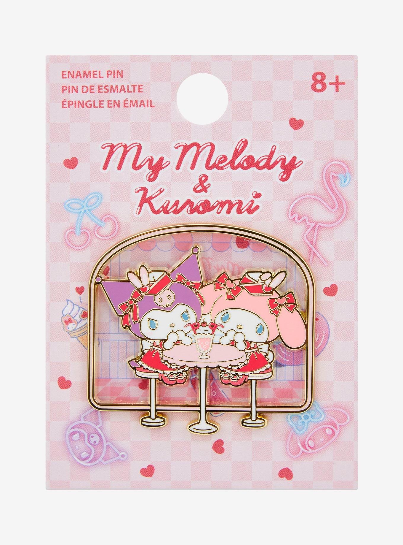 Sanrio Kuromi & My Melody Diner Scene Enamel Pin - BoxLunch Exclusive, , hi-res