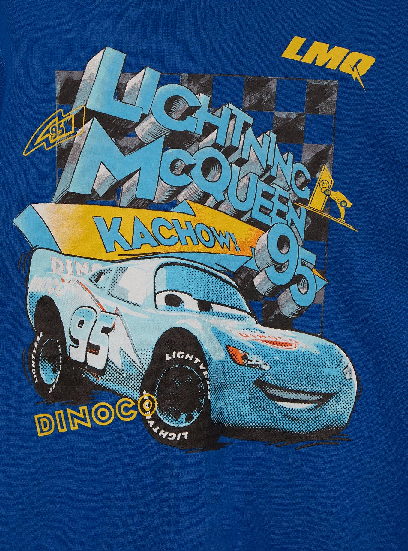 Disney Pixar Cars Lightning McQueen Dinoco Doodle Women's Crewneck, , hi-res