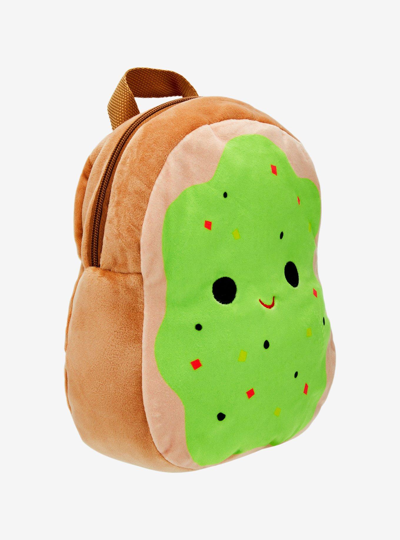 Squishmallows Sinclair The Avocado Toast Plush Makeup Bag, , alternate