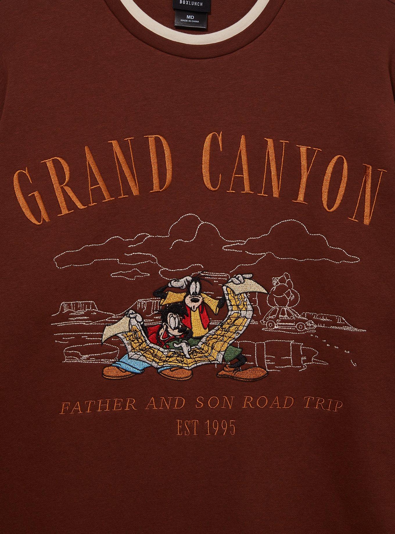 Disney A Goofy Movie Grand Canyon Crewneck — BoxLunch Exclusive, BROWN, alternate