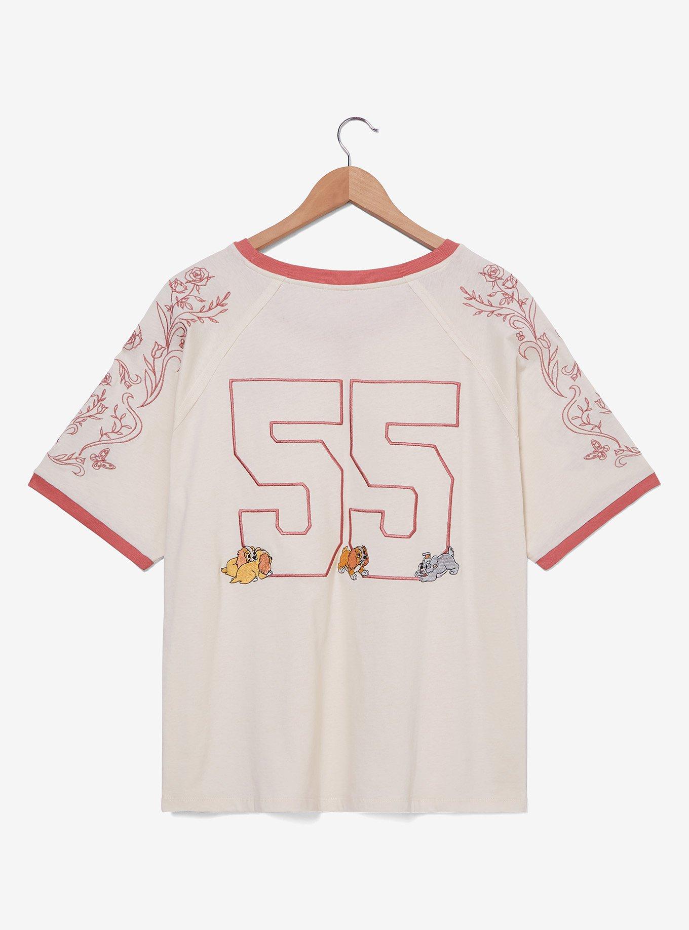 Disney Lady and the Tramp Floral Women's T-Shirt — BoxLunch Exclusive, , hi-res
