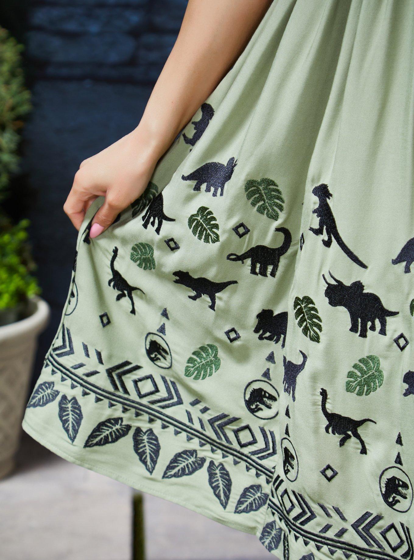 Jurassic Park Dinosaurs Smock Dress - BoxLunch Exclusive
