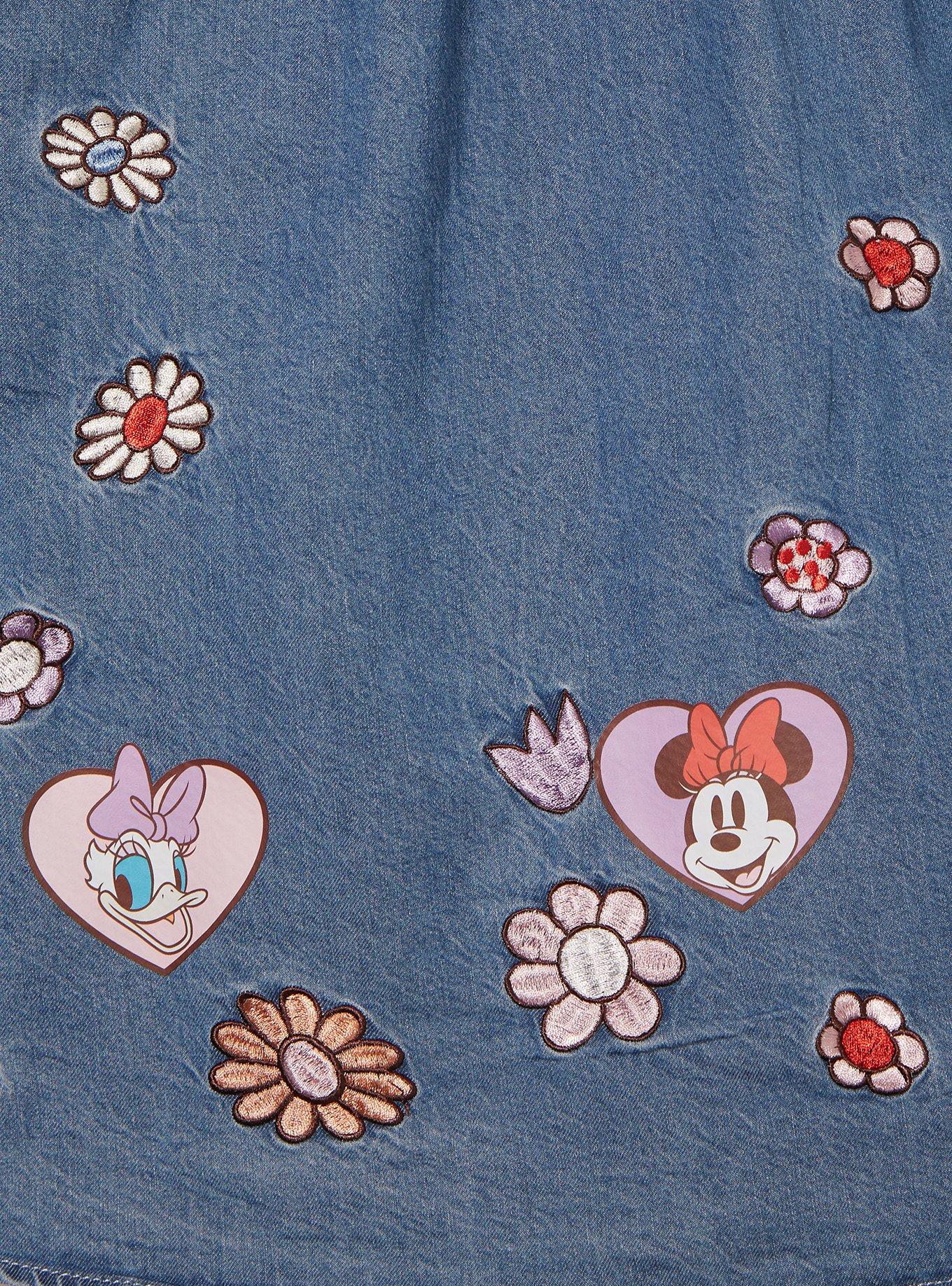 Disney Minnie & Daisy Floral Denim Tank Dress — BoxLunch Exclusive
