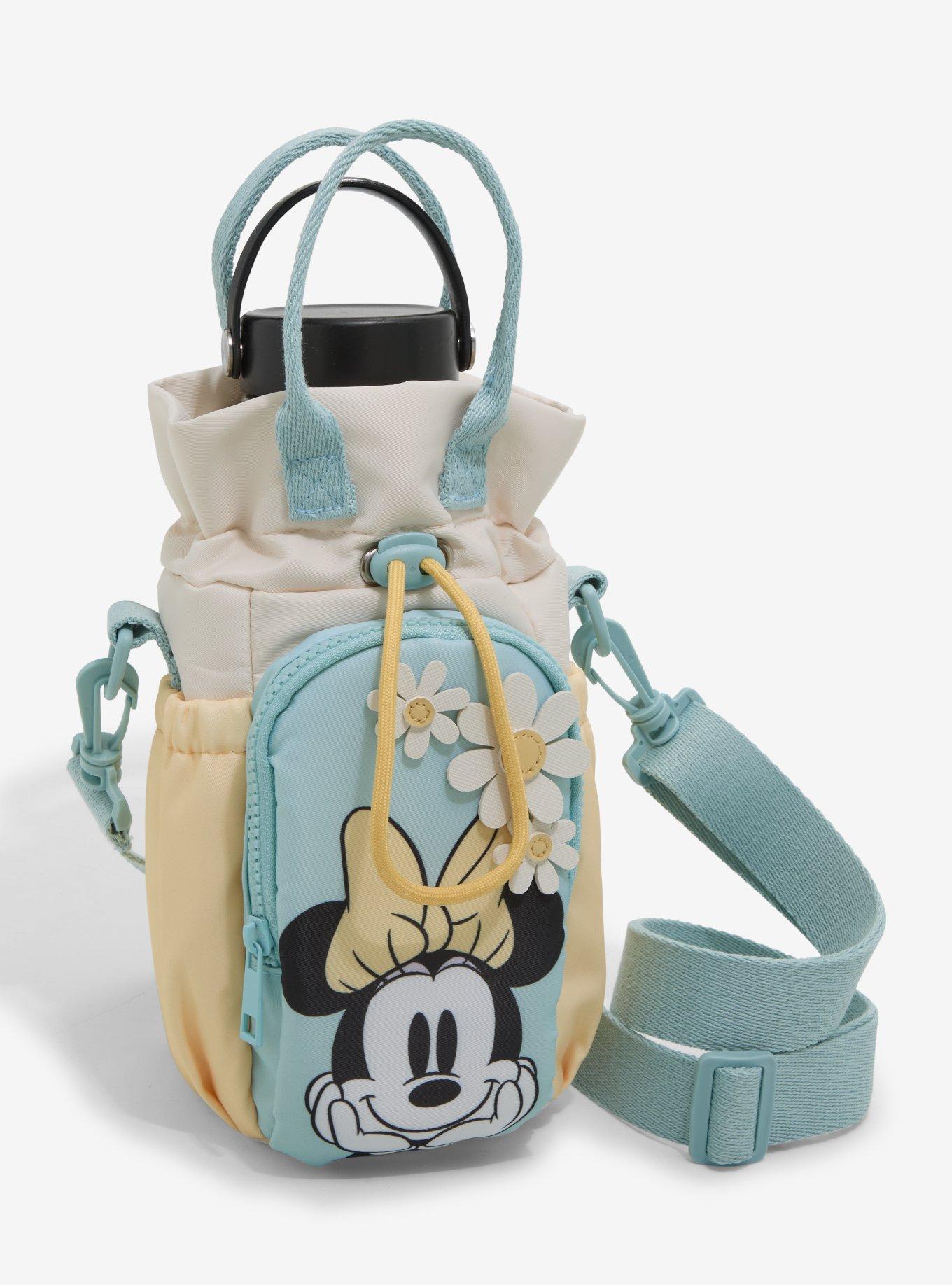Disney Minnie Mouse Floral Water Bottle Holder Crossbody Bag - BoxLunch Exclusive