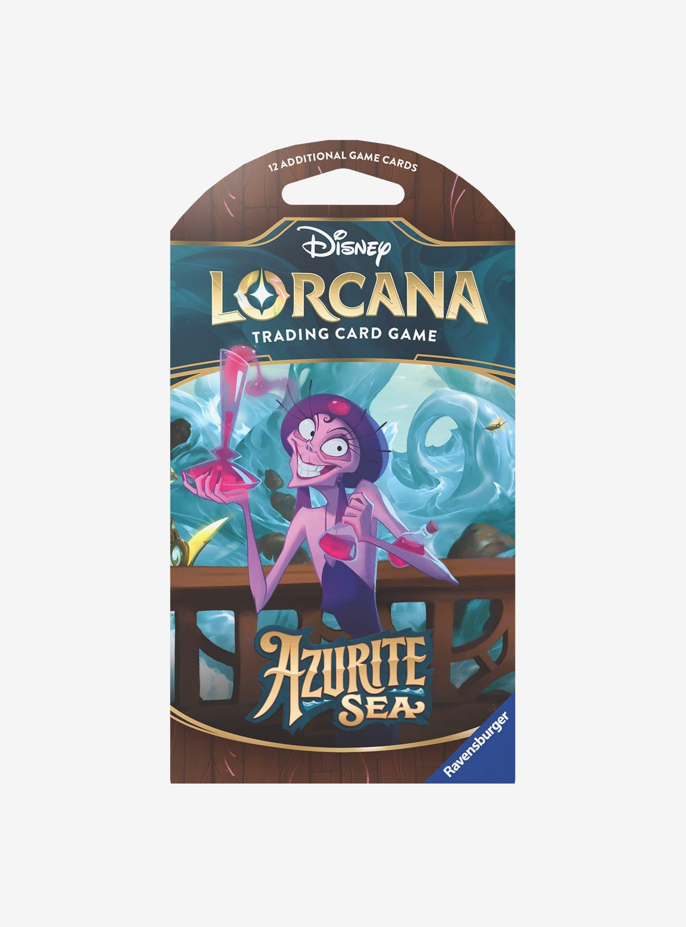Disney Lorcana Trading Card Game Azurite Sea Booster Pack, , alternate