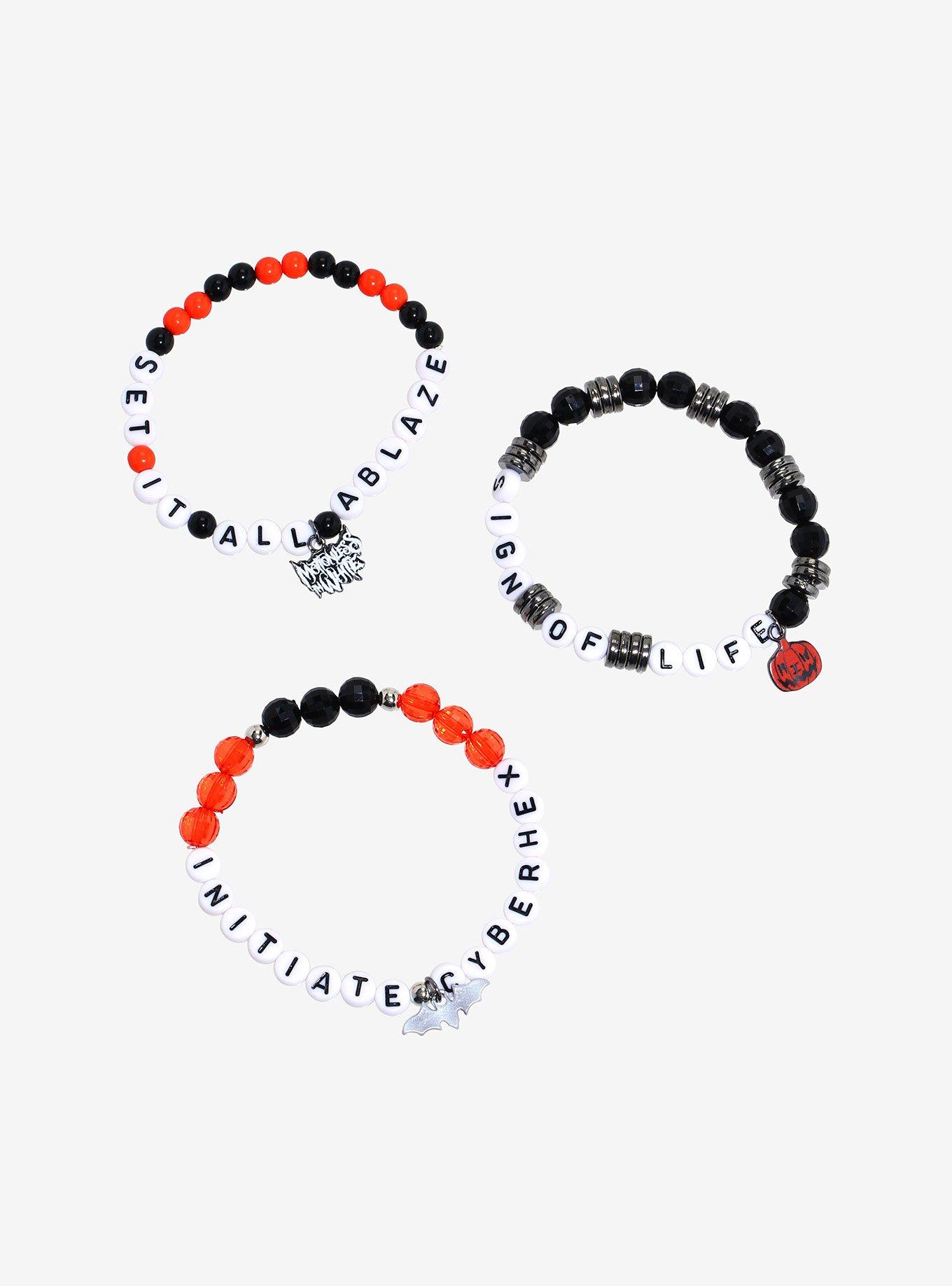Motionless In White Beaded Bracelet Set, , hi-res