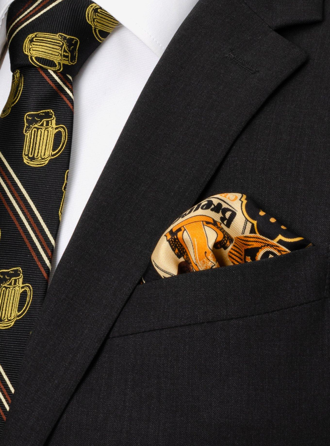 Beer Aficionado Silk Pocket Square, , hi-res