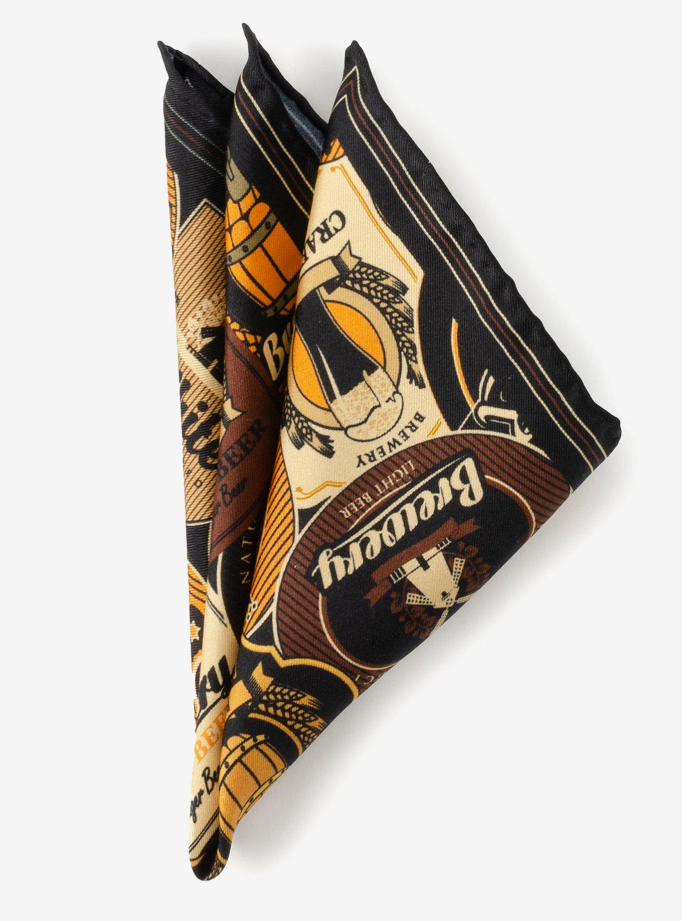 Beer Aficionado Silk Pocket Square, , alternate