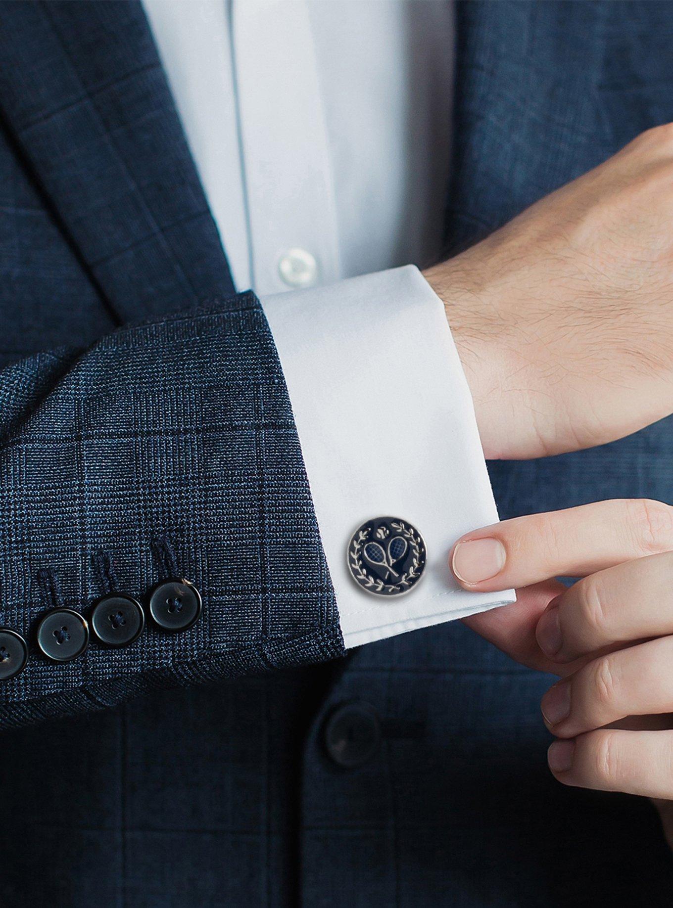 Tennis Enthusiast Cufflinks, , hi-res