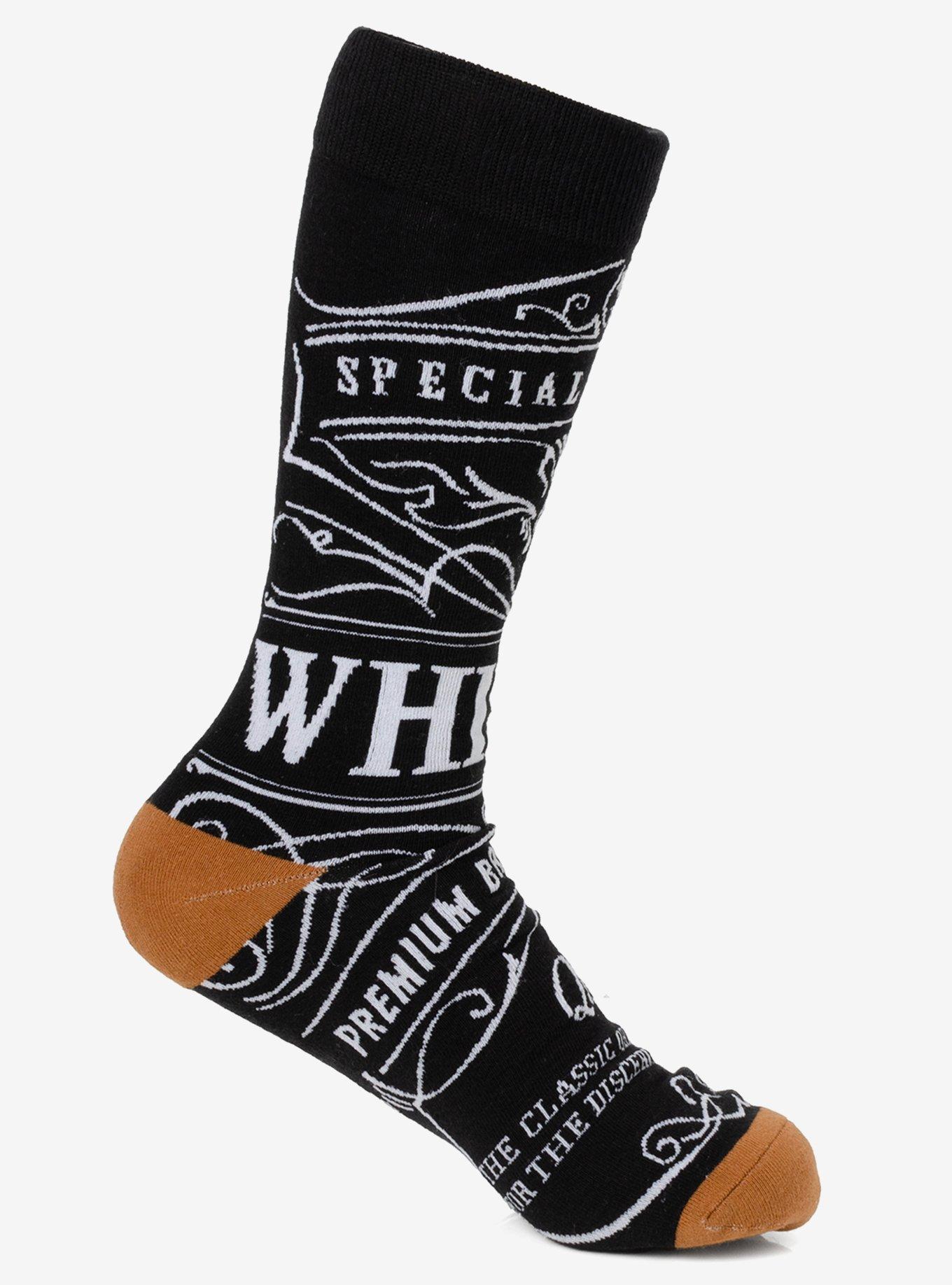 Whiskey Original Black Men's Socks, , alternate