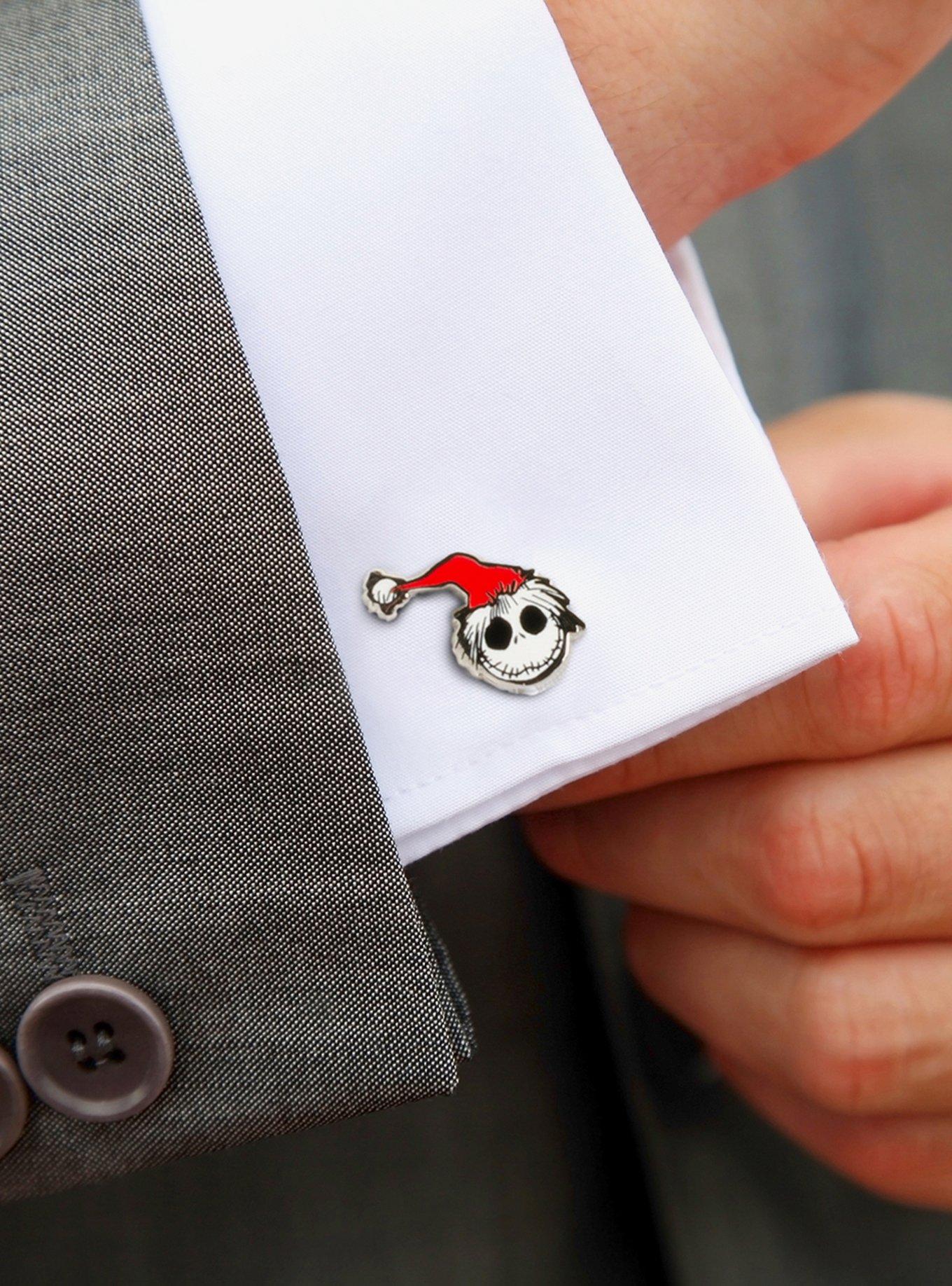 Disney Nightmare Before Christmas Jack Skellington Holiday Cufflinks, , alternate