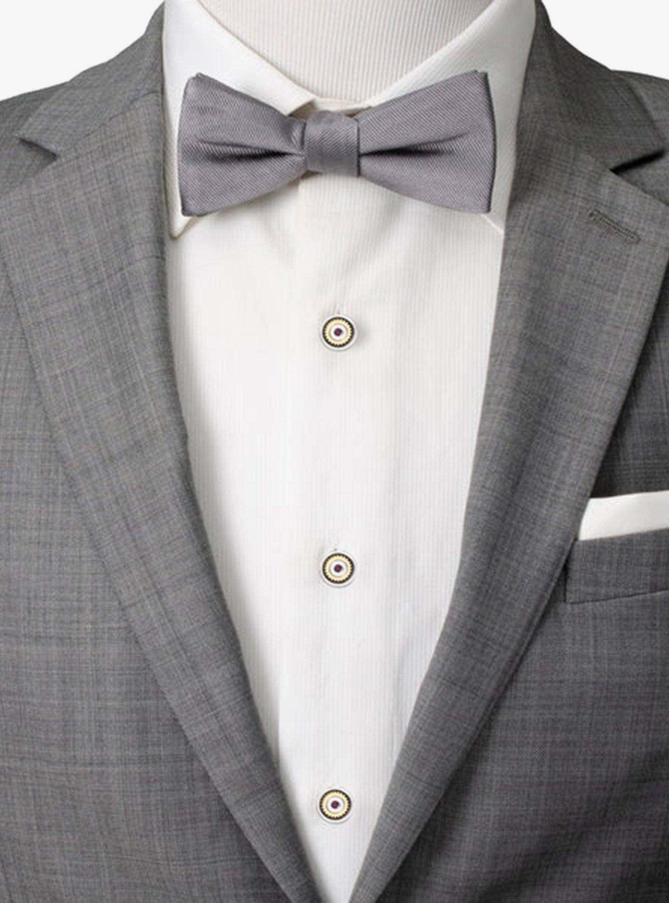 Gear Amethyst Lapel Pin, , hi-res