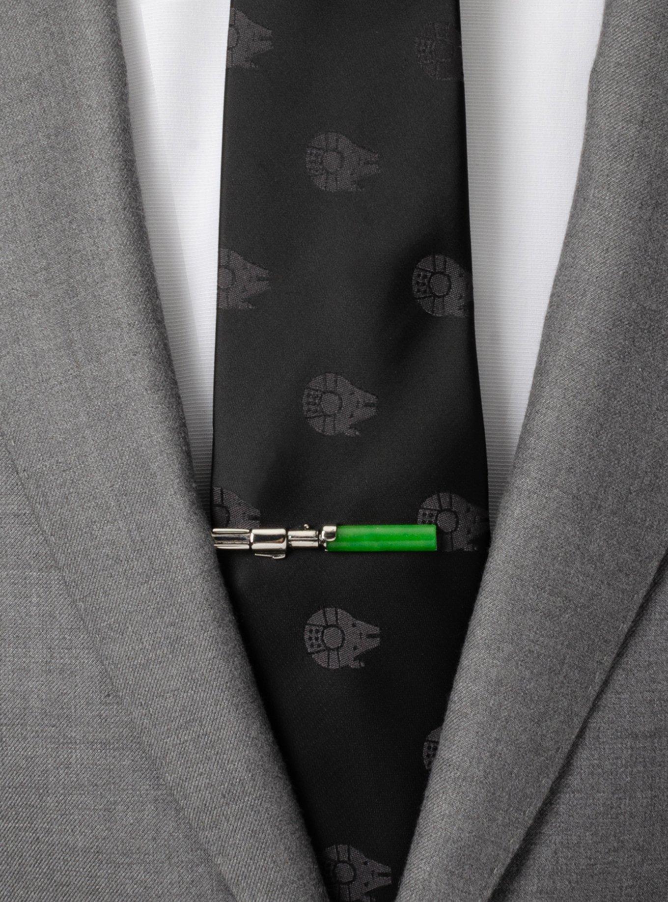 Star Wars Yoda Lightsaber Tie Bar, , alternate