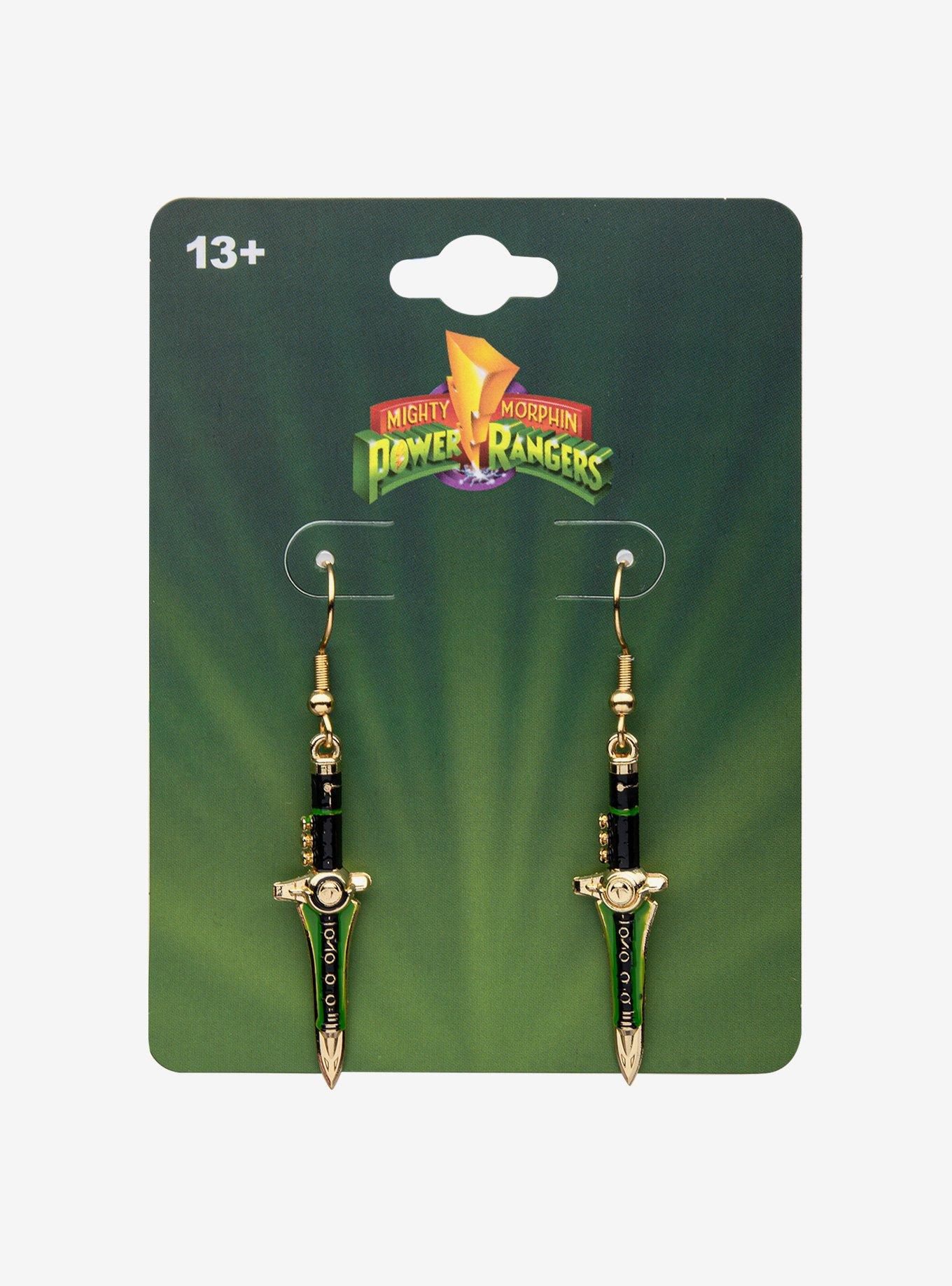 Mighty Morphin Power Rangers Dragon Sword Drop Earrings, , hi-res