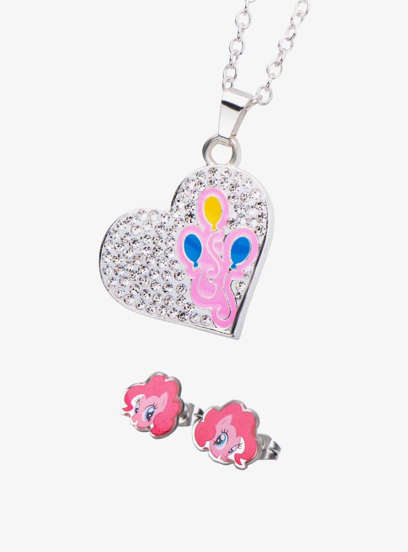 My Little Pony Pinky Pie Necklace and Earring Set, , hi-res