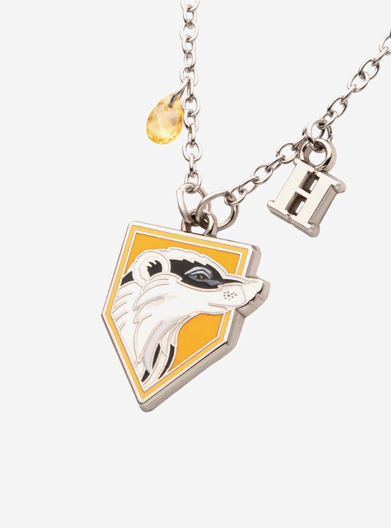 Harry Potter Hufflepuff Pendant Necklace, , hi-res