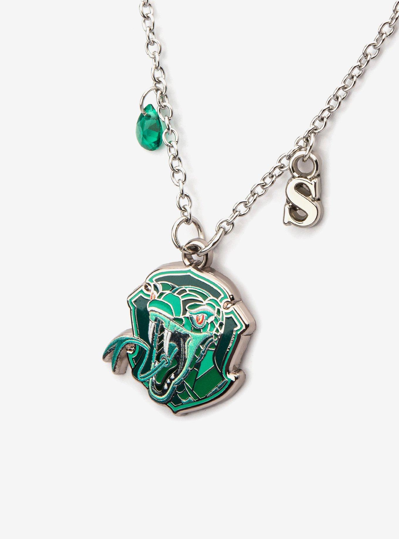 Harry Potter Slytherin Pendant Necklace, , alternate