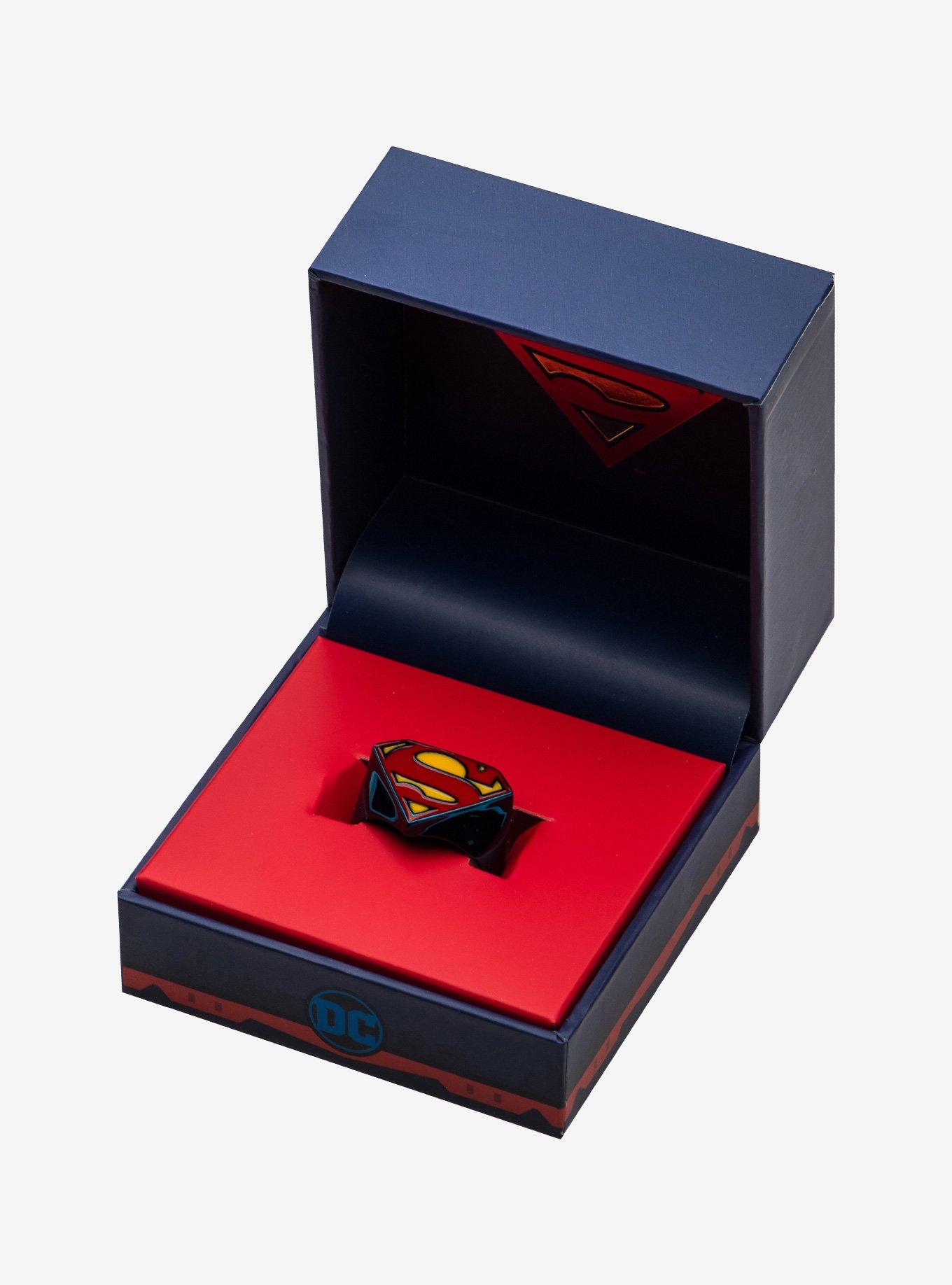 DC Comics Superman Logo Blue Ring, , alternate