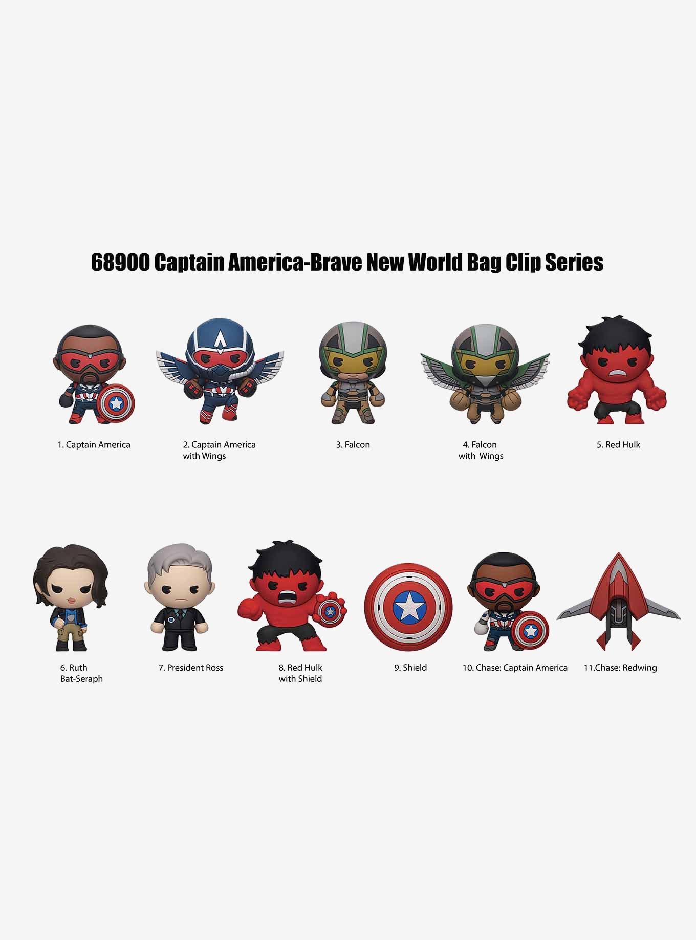 Marvel Captain America: Brave New World Blind Bag Figural Bag Clip, , hi-res