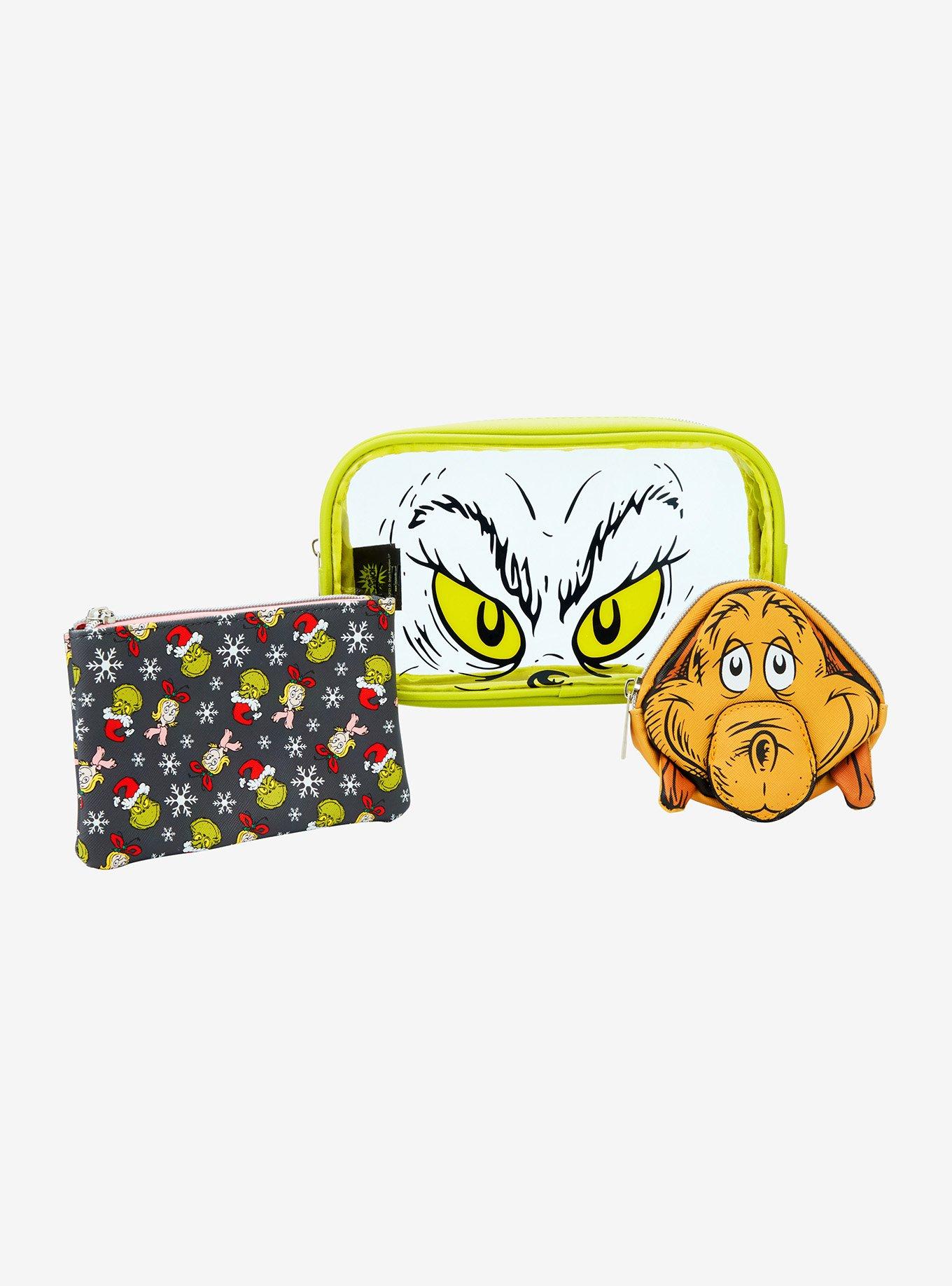 Dr. Seuss How The Grinch Stole Christmas Makeup Bag Set, , hi-res